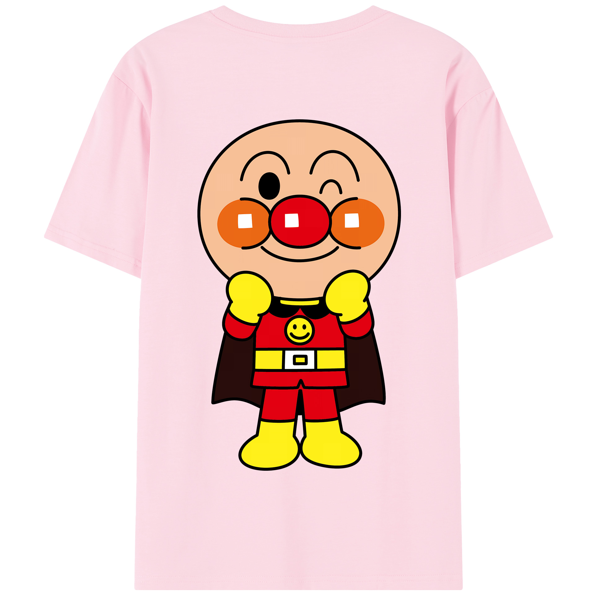（画像用） アンパンマン Anpanman 綿100％半袖Tシャツ（背面プリント）