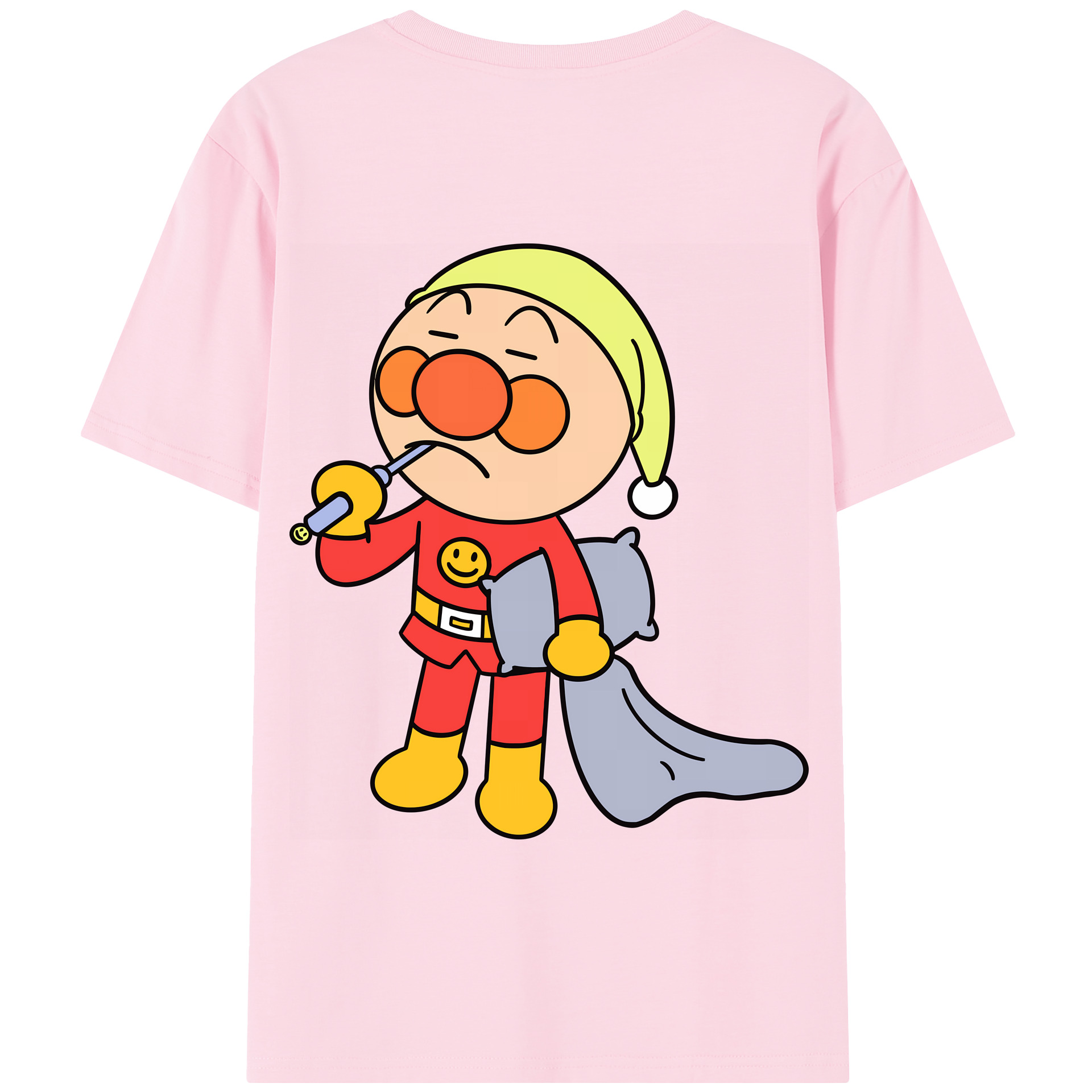 （画像用） アンパンマン Anpanman 綿100％半袖Tシャツ（背面プリント）