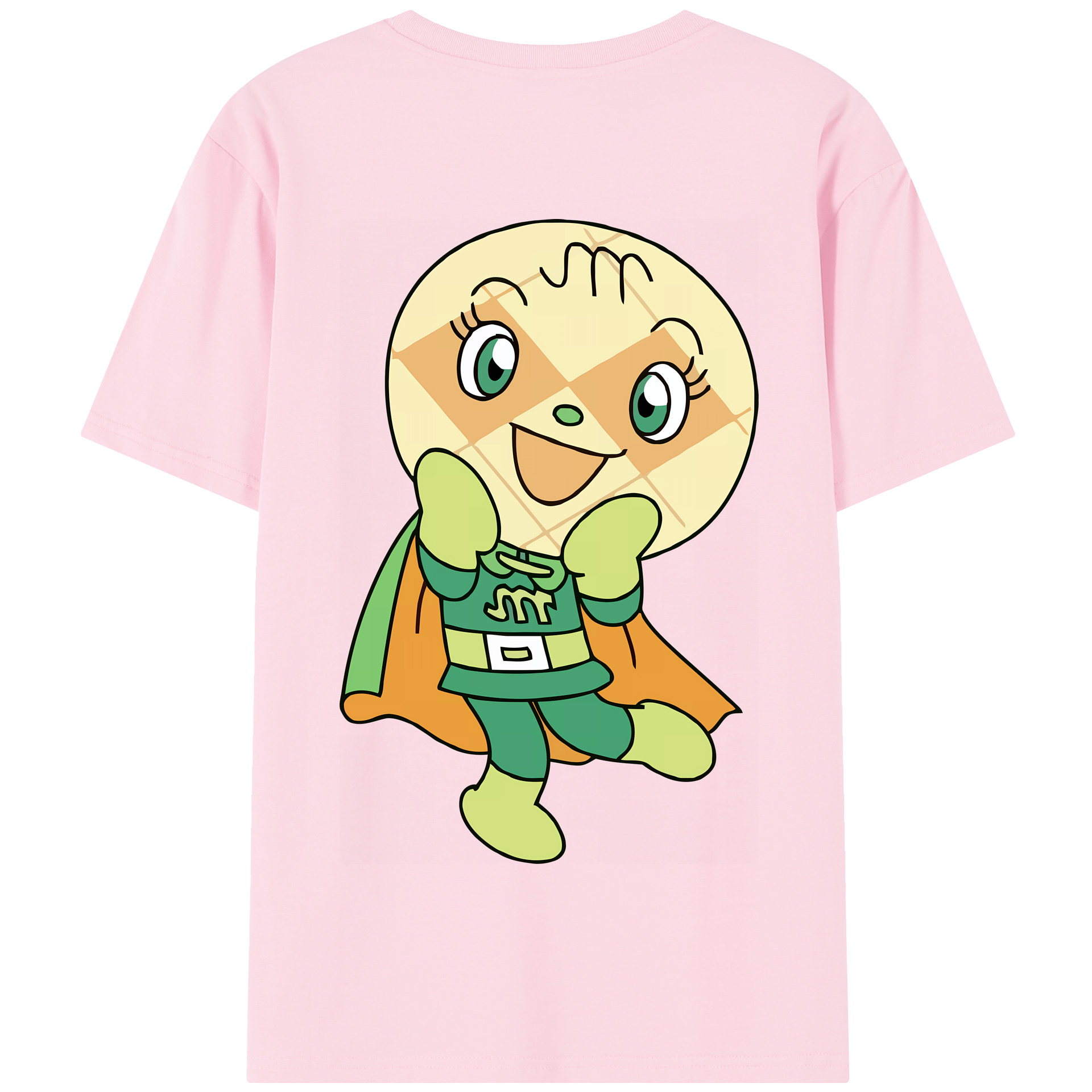 （画像用） アンパンマン Anpanman 綿100％半袖Tシャツ（背面プリント）