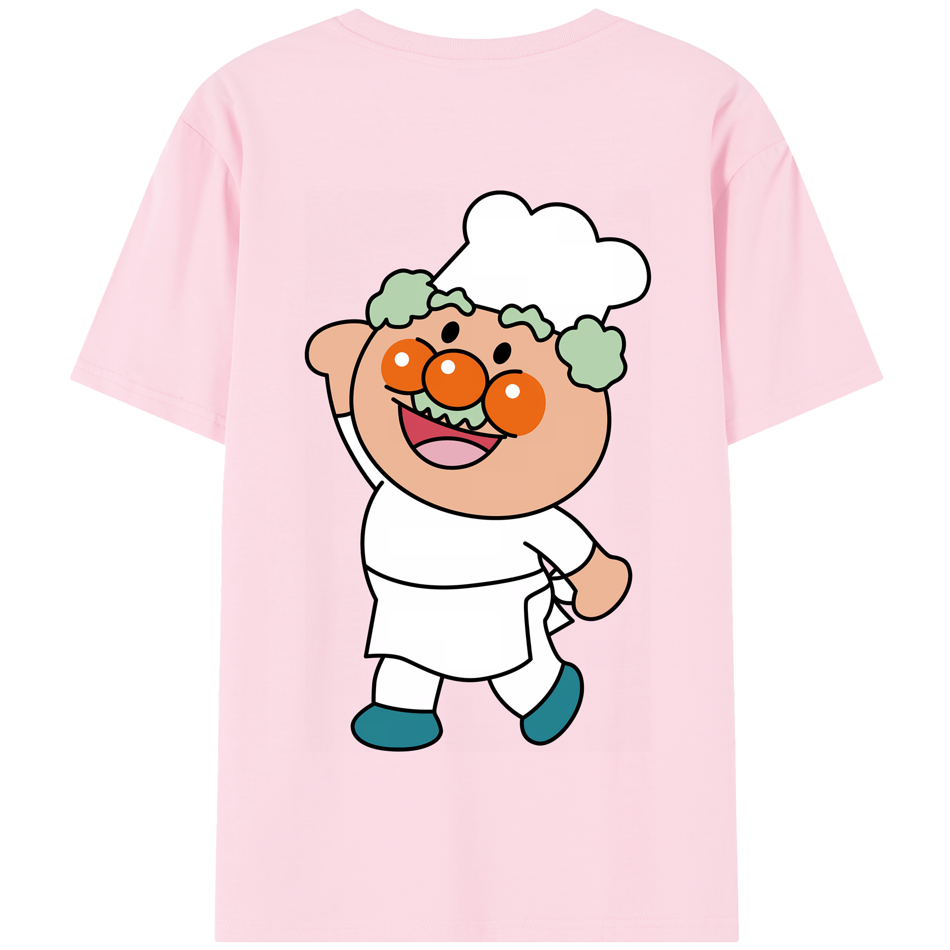 （画像用） アンパンマン Anpanman 綿100％半袖Tシャツ（背面プリント）