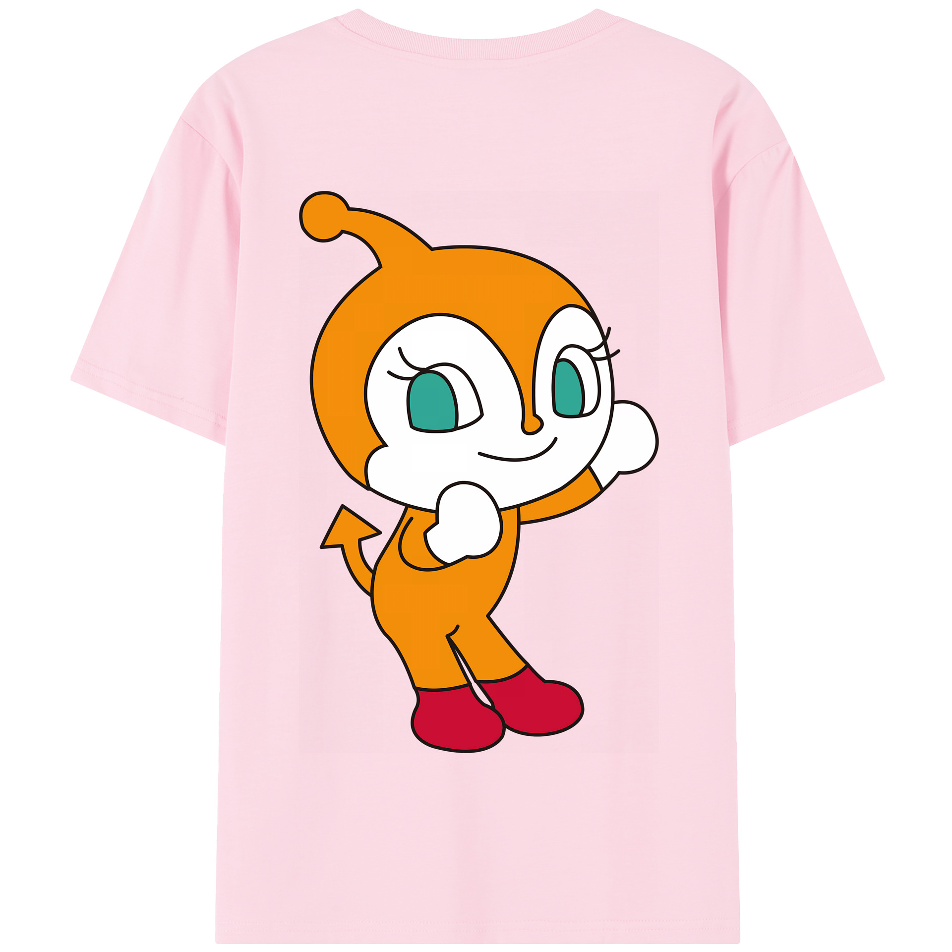（画像用） アンパンマン Anpanman 綿100％半袖Tシャツ（背面プリント）