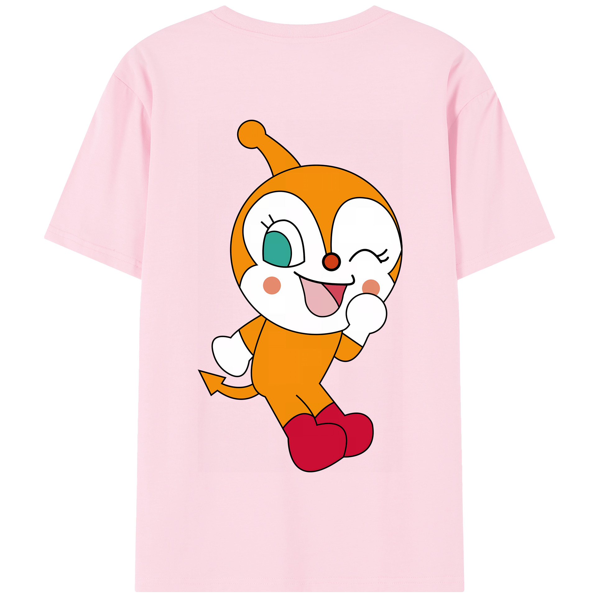 （画像用） アンパンマン Anpanman 綿100％半袖Tシャツ（背面プリント）