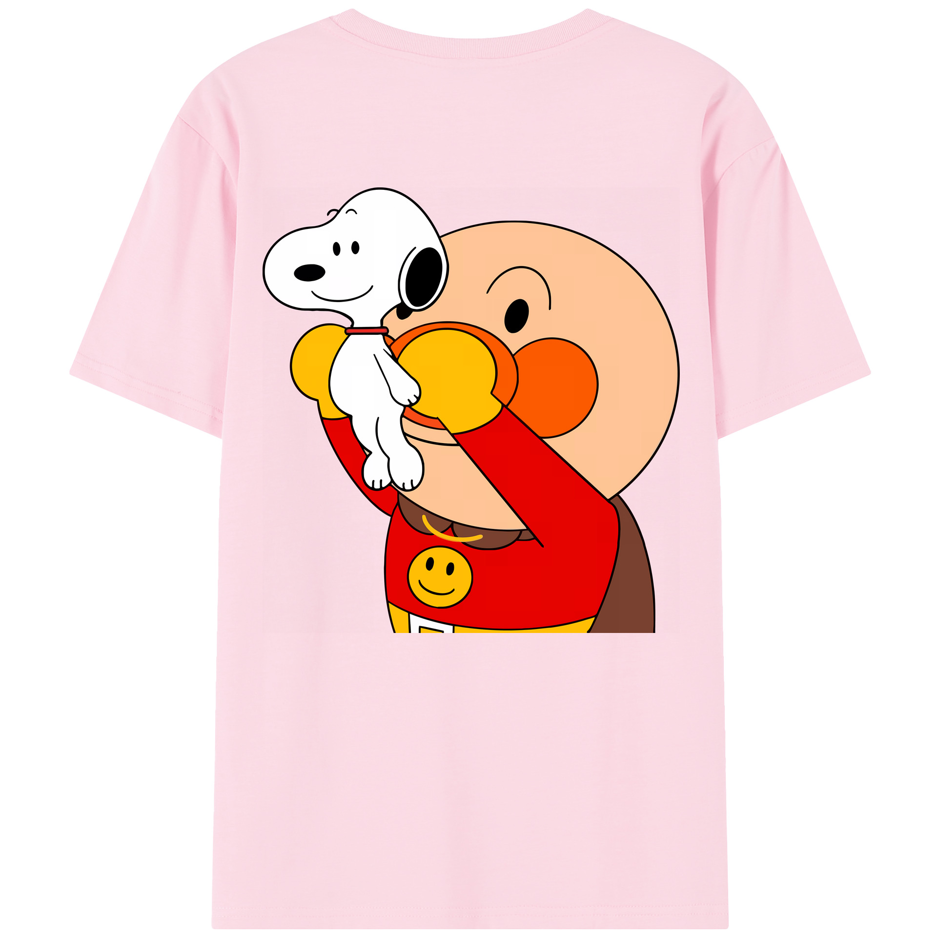 （画像用） アンパンマン Anpanman 綿100％半袖Tシャツ（背面プリント）
