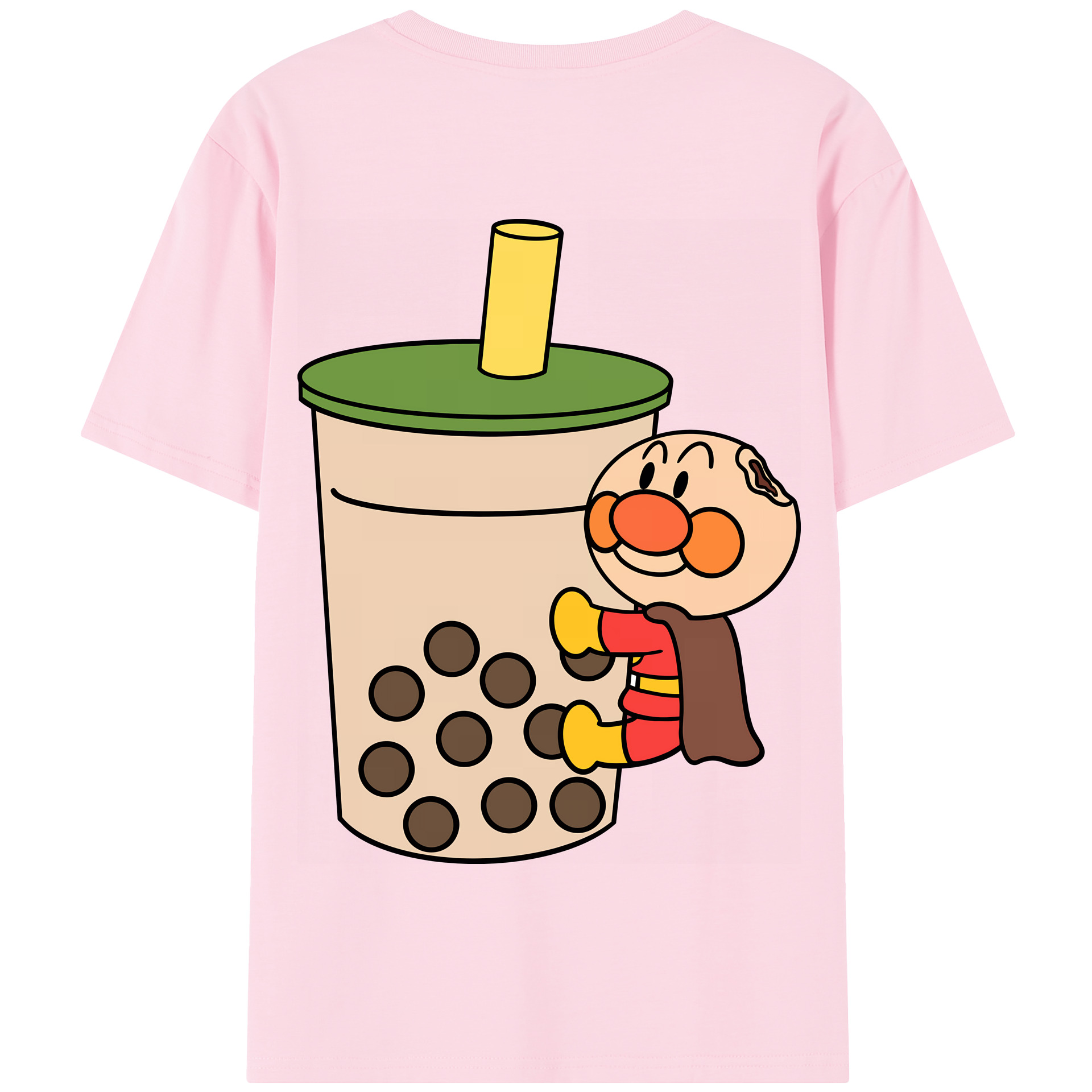（画像用） アンパンマン Anpanman 綿100％半袖Tシャツ（背面プリント）