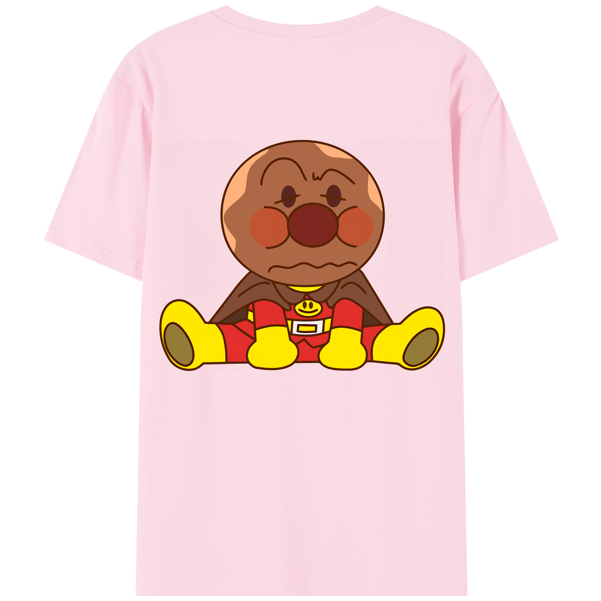 （画像用） アンパンマン Anpanman 綿100％半袖Tシャツ（背面プリント）