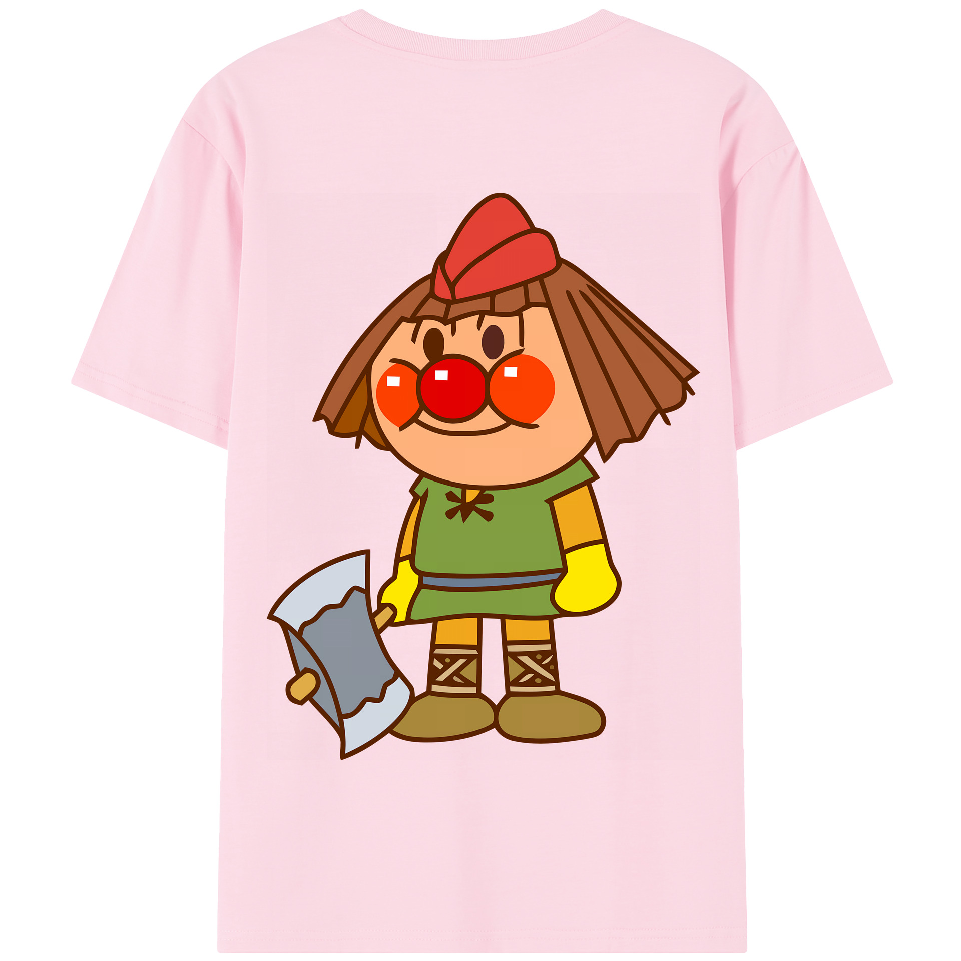 （画像用） アンパンマン Anpanman 綿100％半袖Tシャツ（背面プリント）