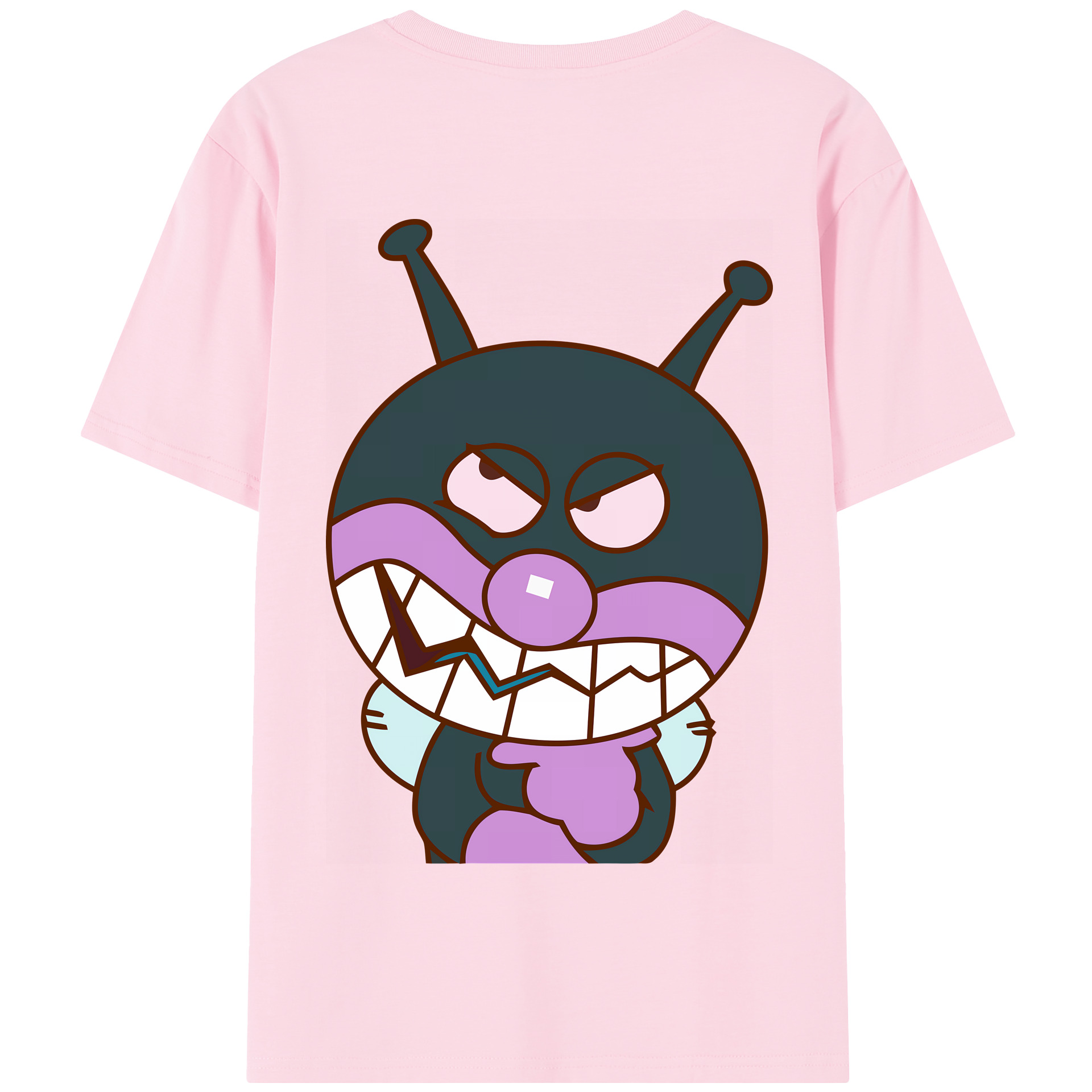 （画像用） アンパンマン Anpanman 綿100％半袖Tシャツ（背面プリント）