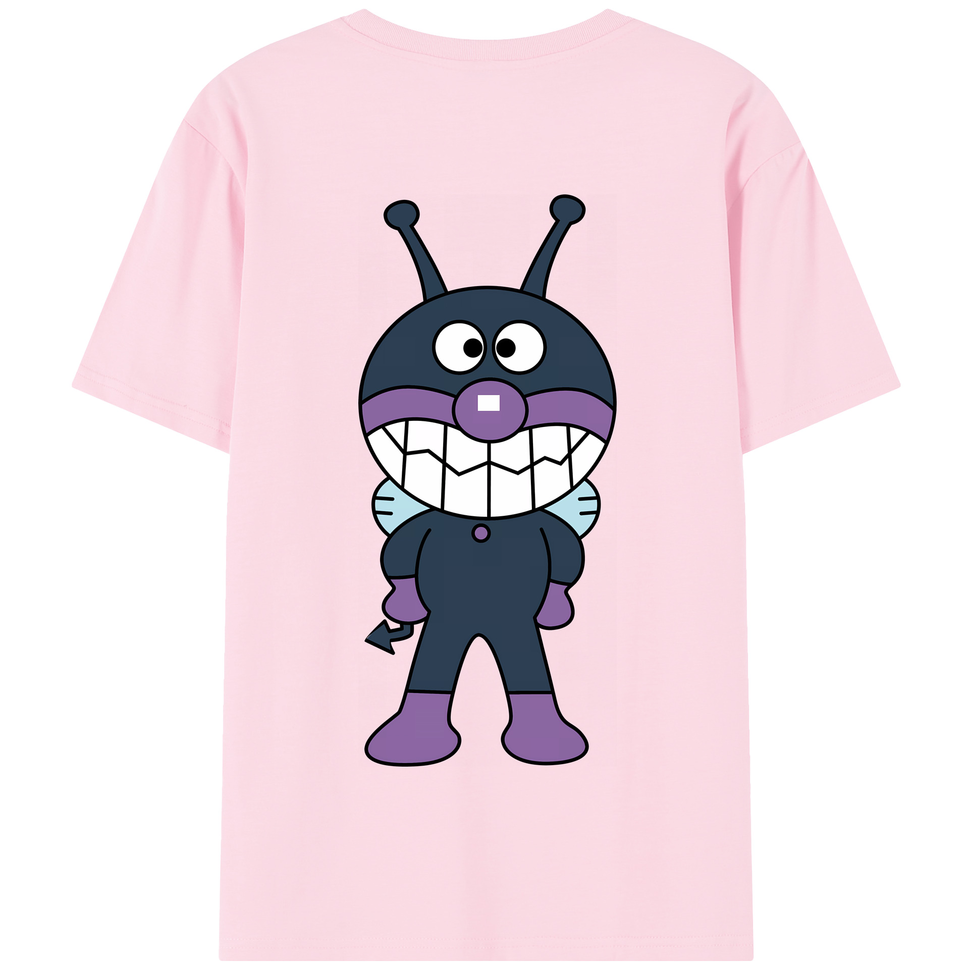 （画像用） アンパンマン Anpanman 綿100％半袖Tシャツ（背面プリント）