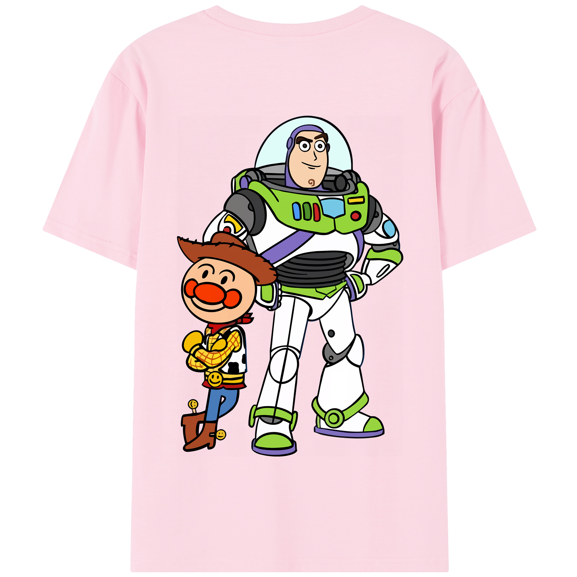 （画像用） アンパンマン Anpanman 綿100％半袖Tシャツ（背面プリント）