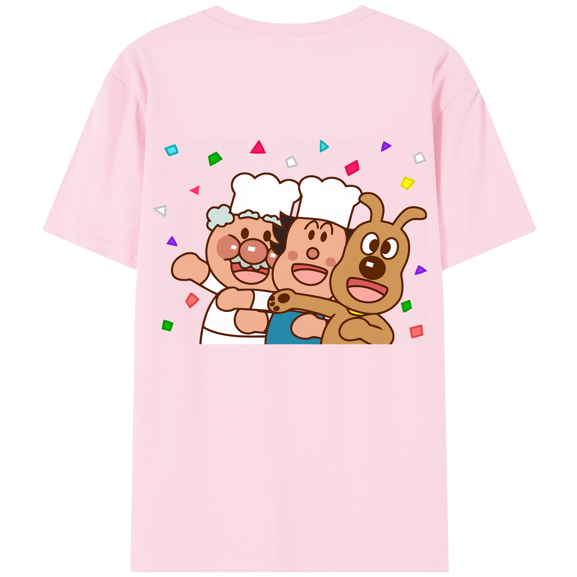 （画像用） アンパンマン Anpanman 綿100％半袖Tシャツ（背面プリント）