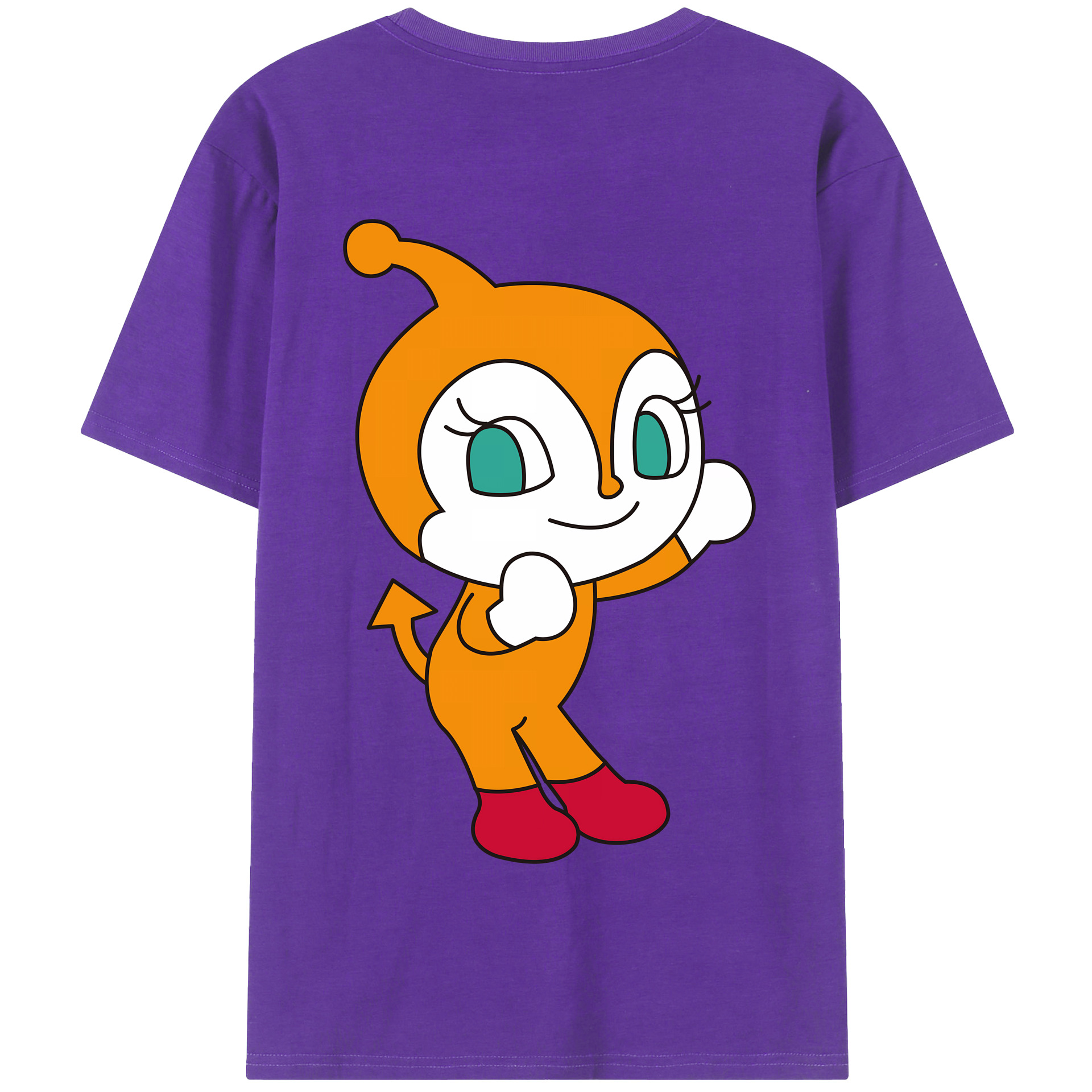 （画像用） アンパンマン Anpanman 綿100％半袖Tシャツ（背面プリント）