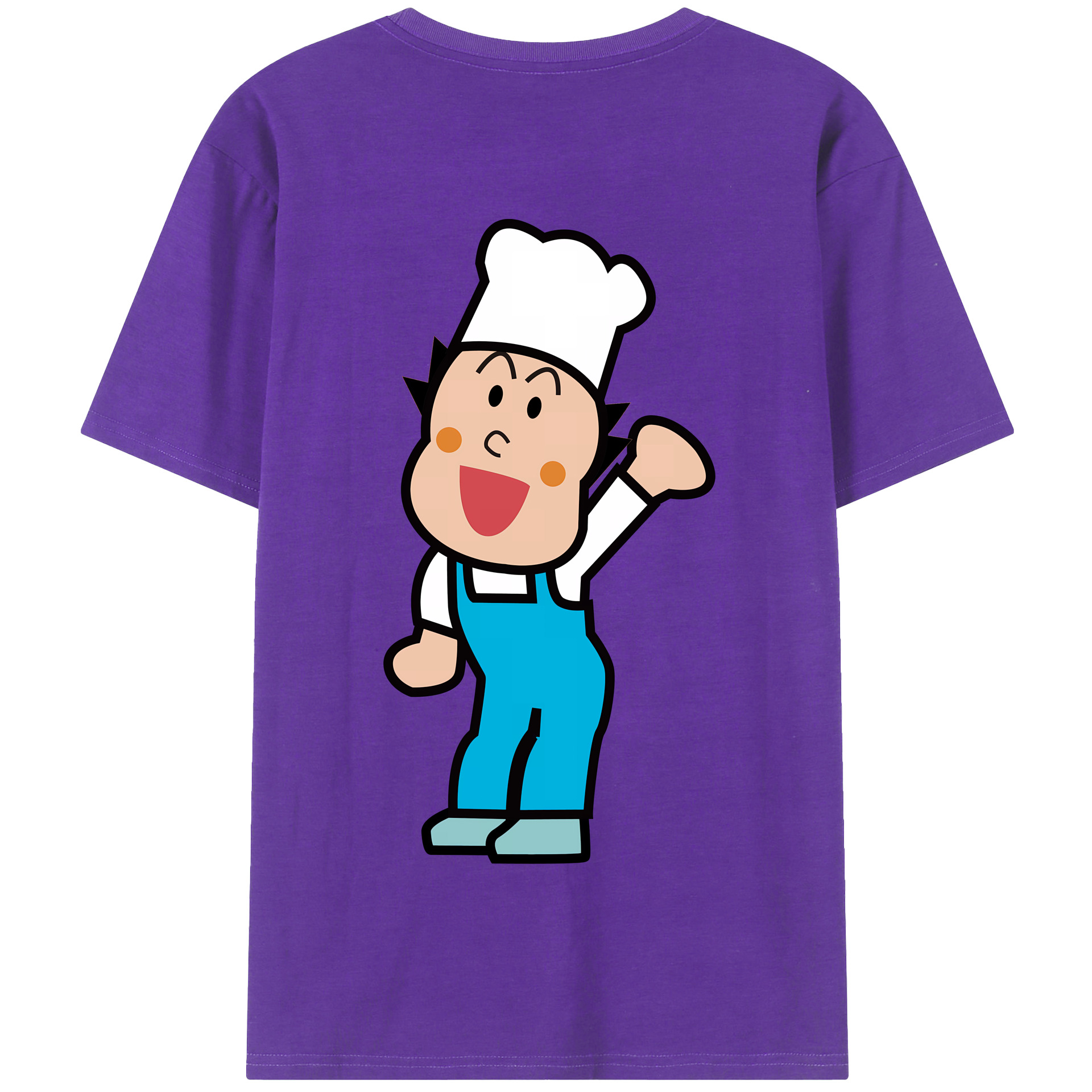 （画像用） アンパンマン Anpanman 綿100％半袖Tシャツ（背面プリント）