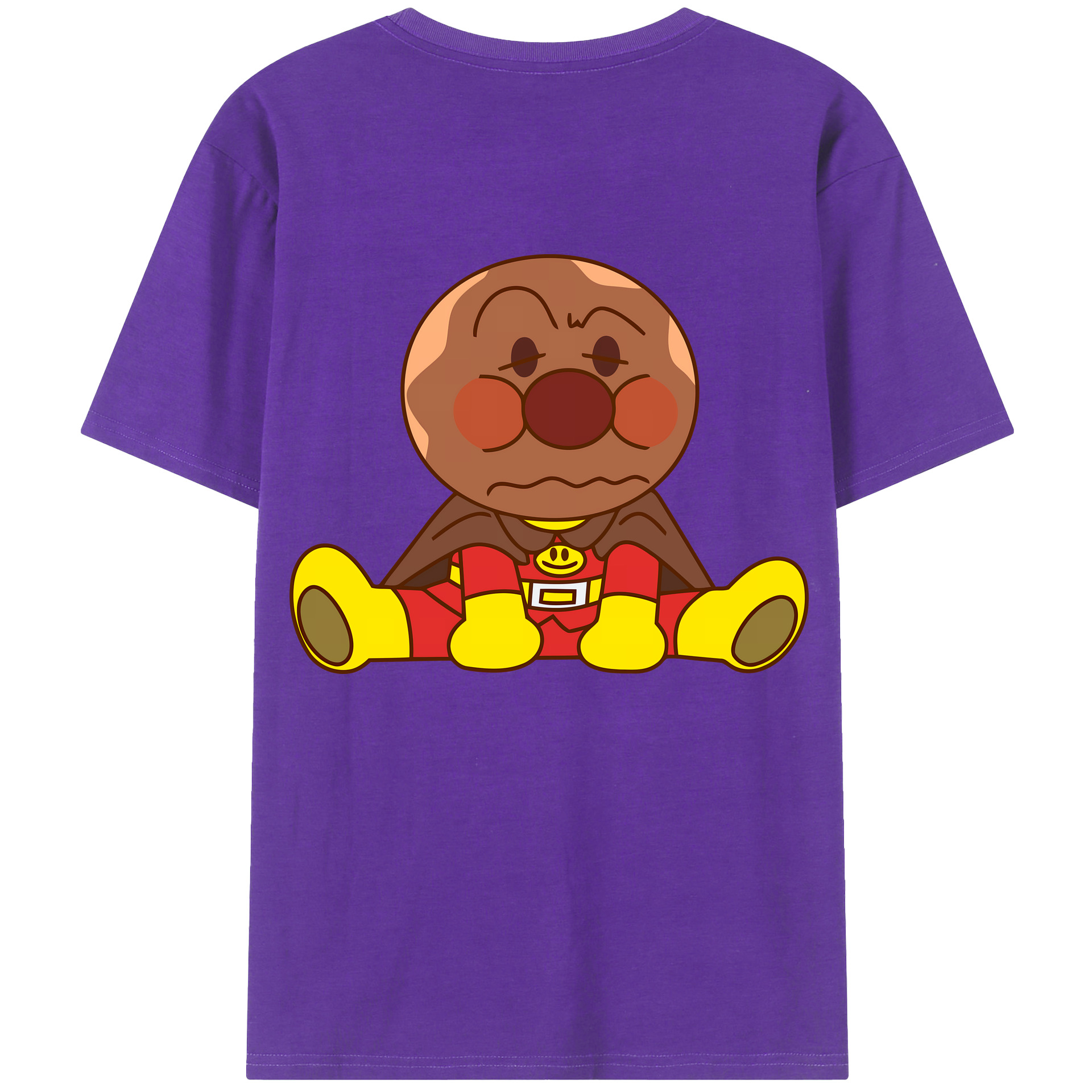 （画像用） アンパンマン Anpanman 綿100％半袖Tシャツ（背面プリント）