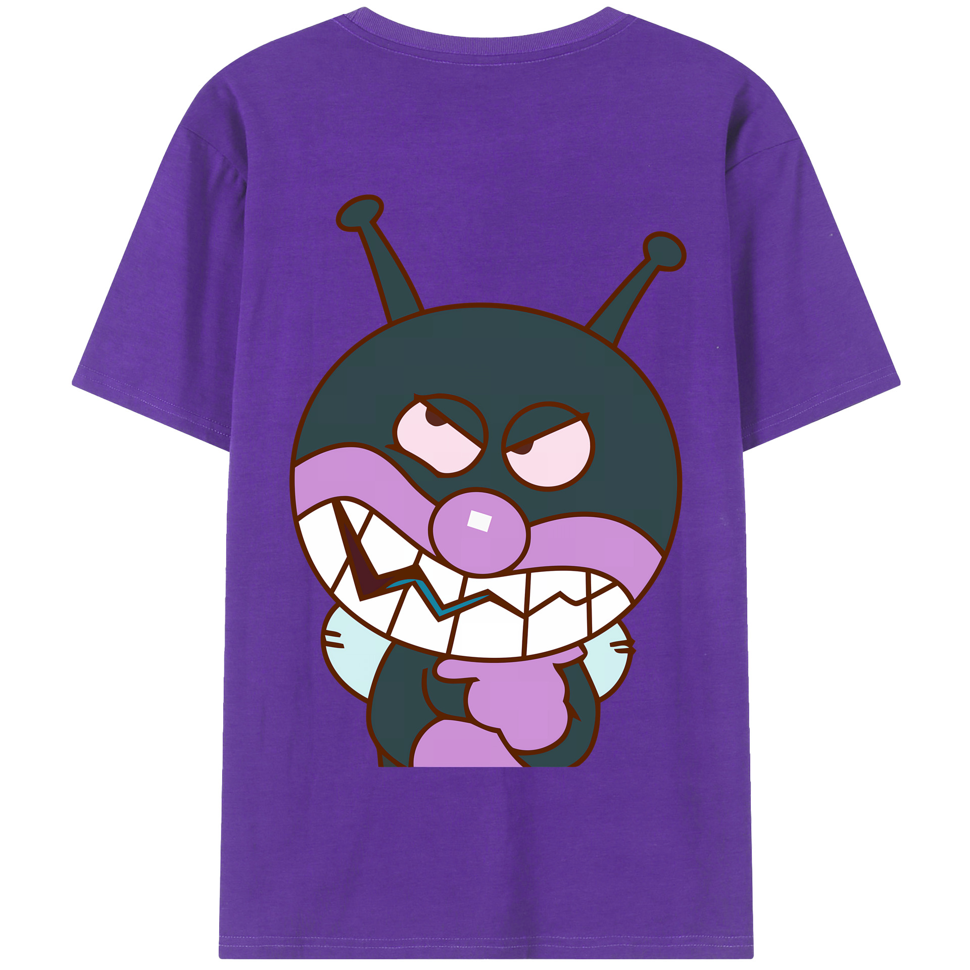 （画像用） アンパンマン Anpanman 綿100％半袖Tシャツ（背面プリント）