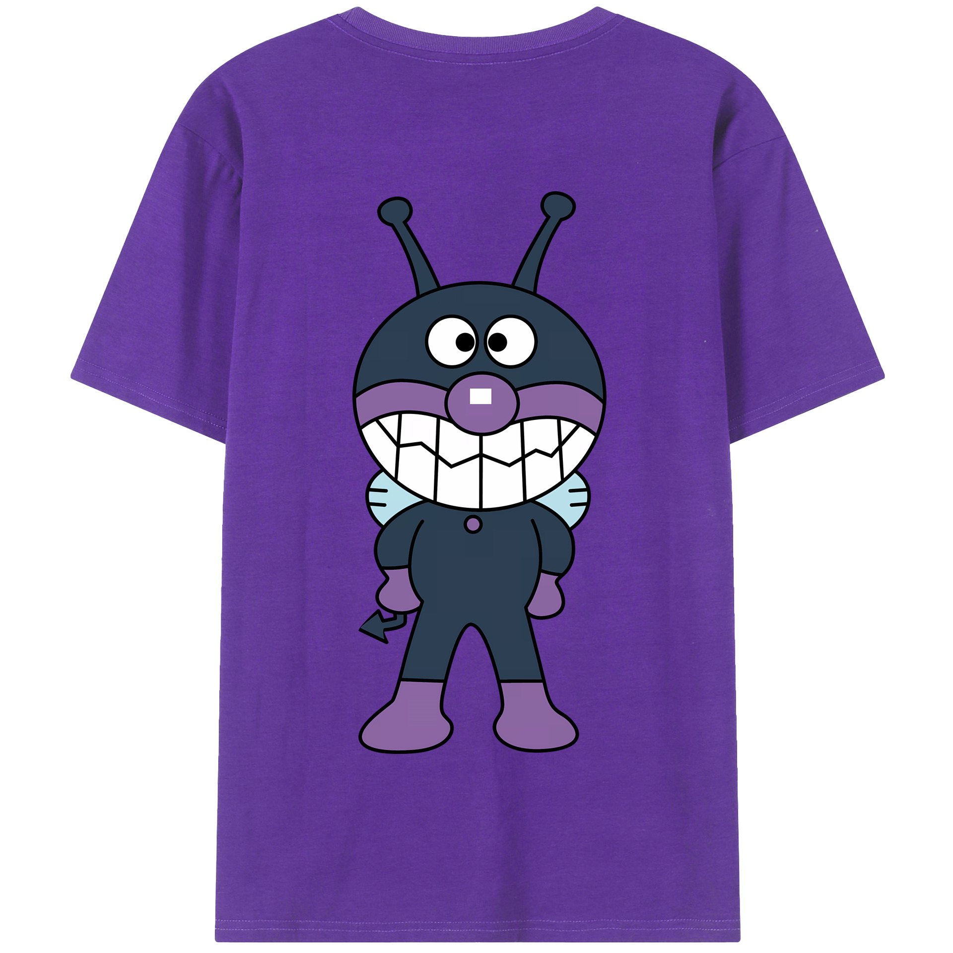 （画像用） アンパンマン Anpanman 綿100％半袖Tシャツ（背面プリント）