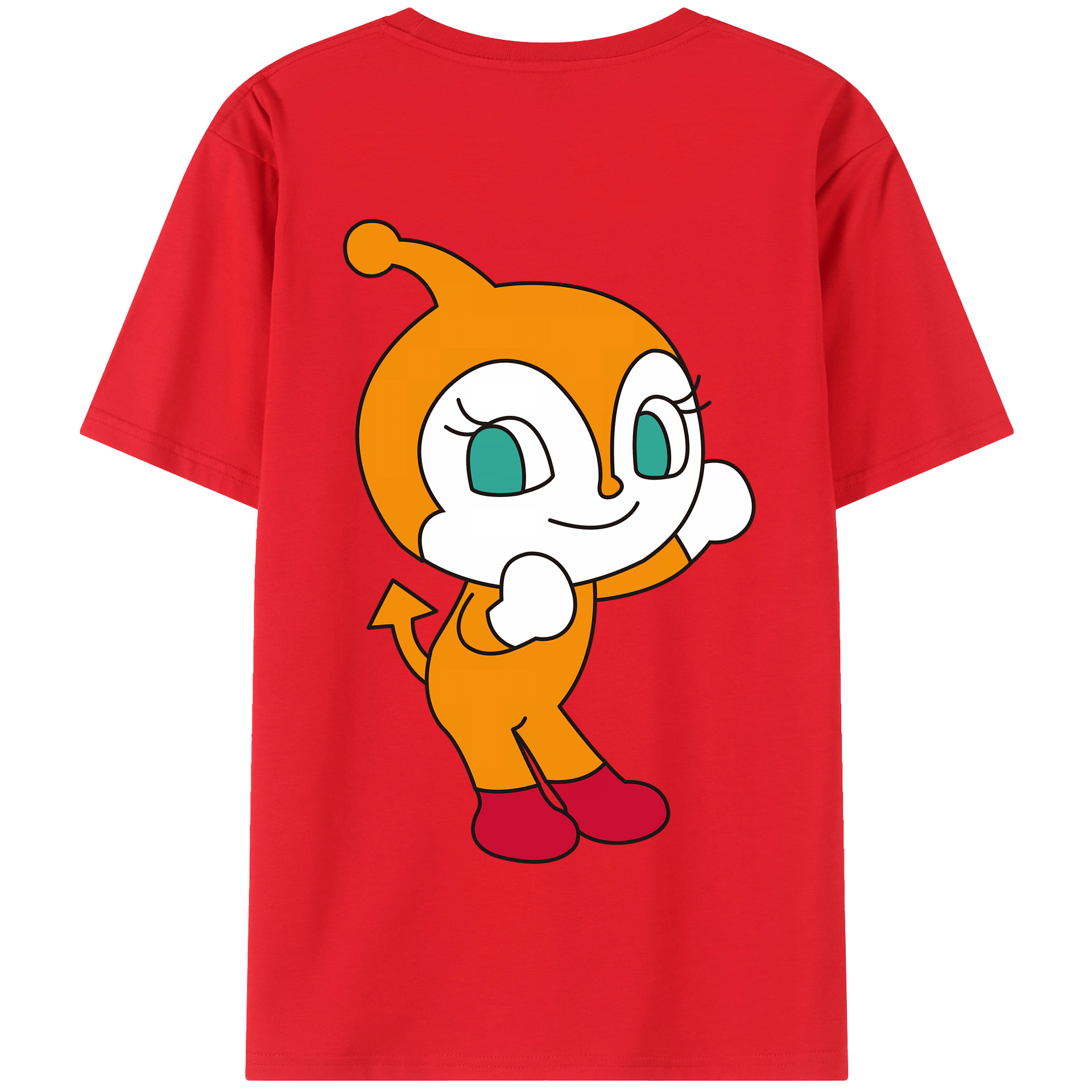 （画像用） アンパンマン Anpanman 綿100％半袖Tシャツ（背面プリント）