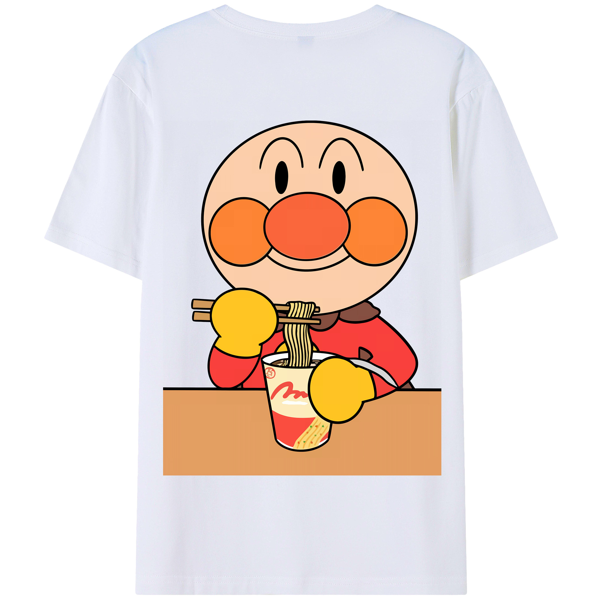 （画像用） アンパンマン Anpanman 綿100％半袖Tシャツ（背面プリント）