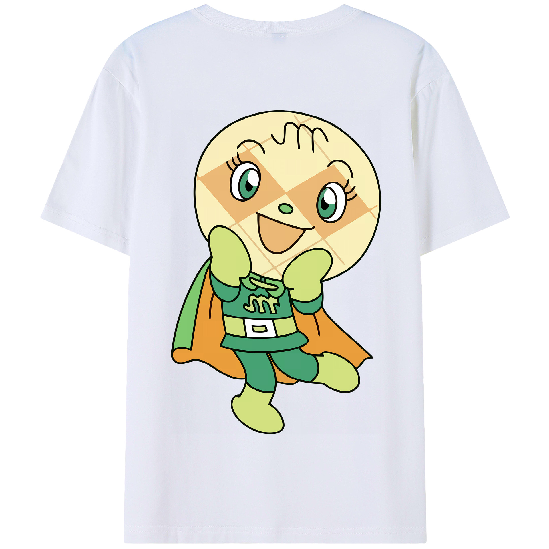 （画像用） アンパンマン Anpanman 綿100％半袖Tシャツ（背面プリント）