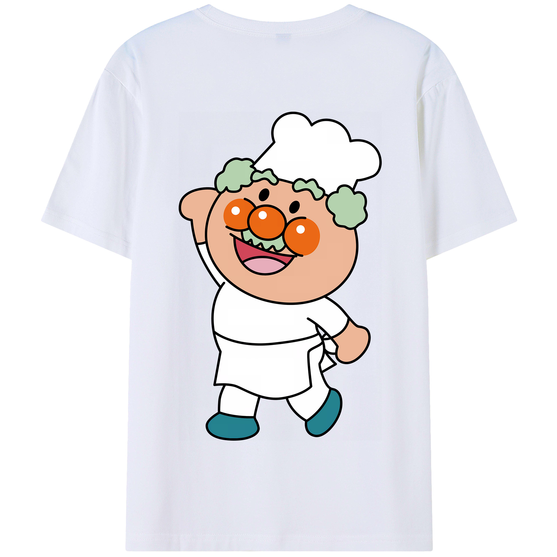 （画像用） アンパンマン Anpanman 綿100％半袖Tシャツ（背面プリント）