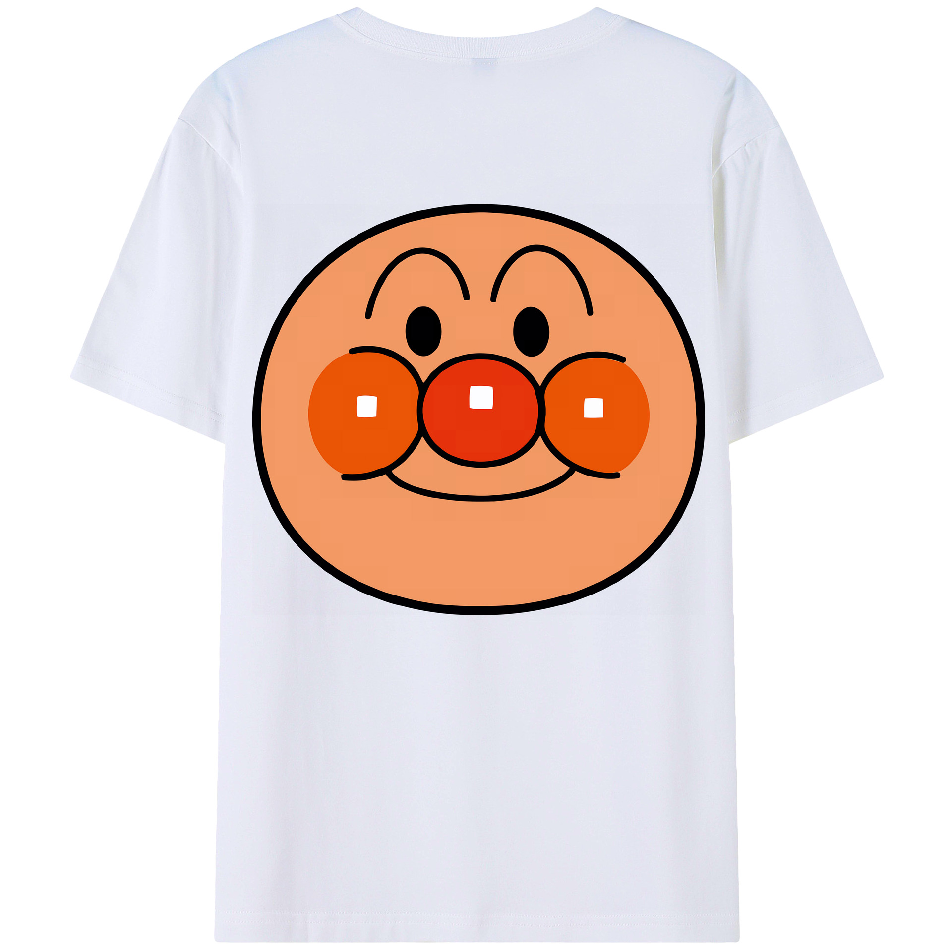 （画像用） アンパンマン Anpanman 綿100％半袖Tシャツ（背面プリント）