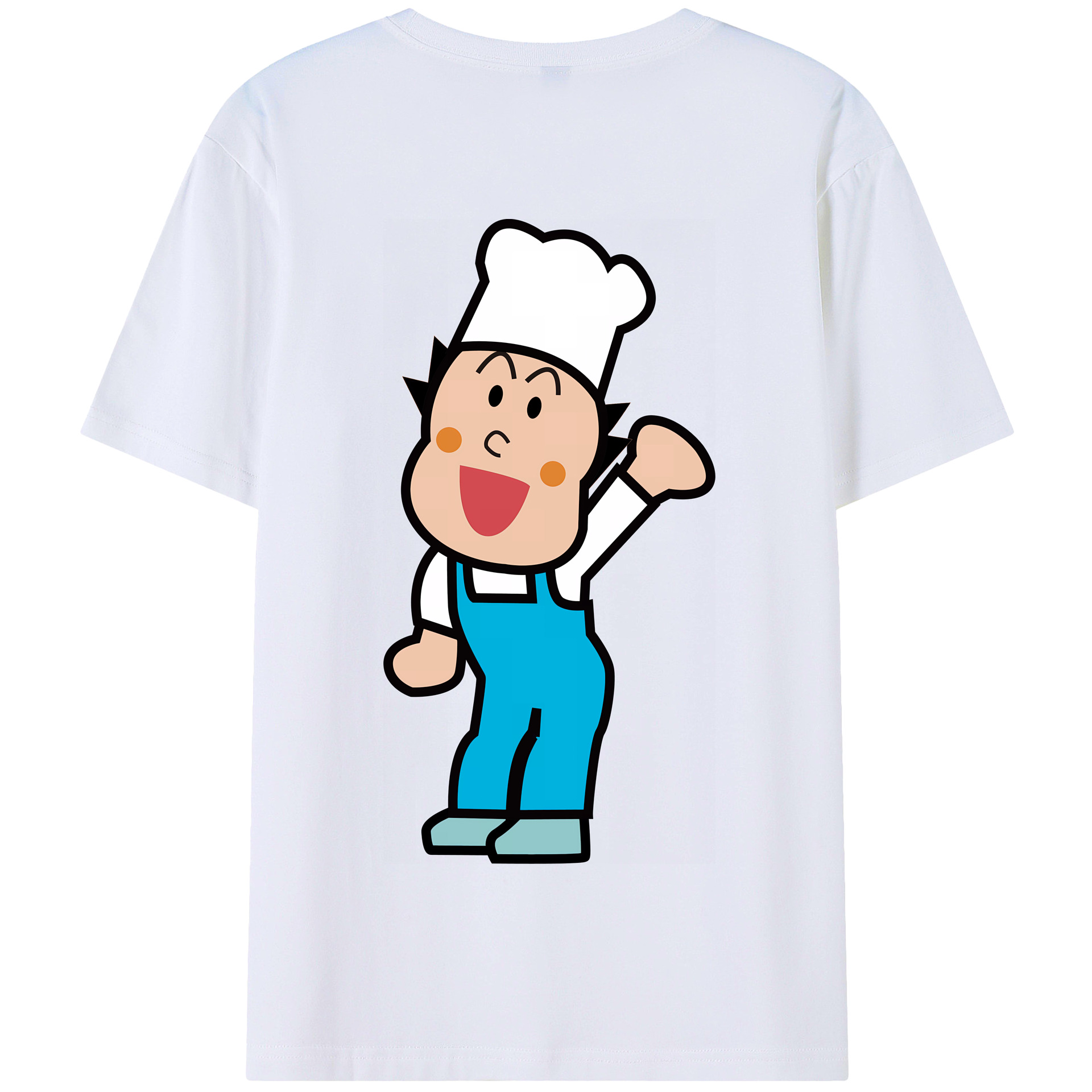 （画像用） アンパンマン Anpanman 綿100％半袖Tシャツ（背面プリント）