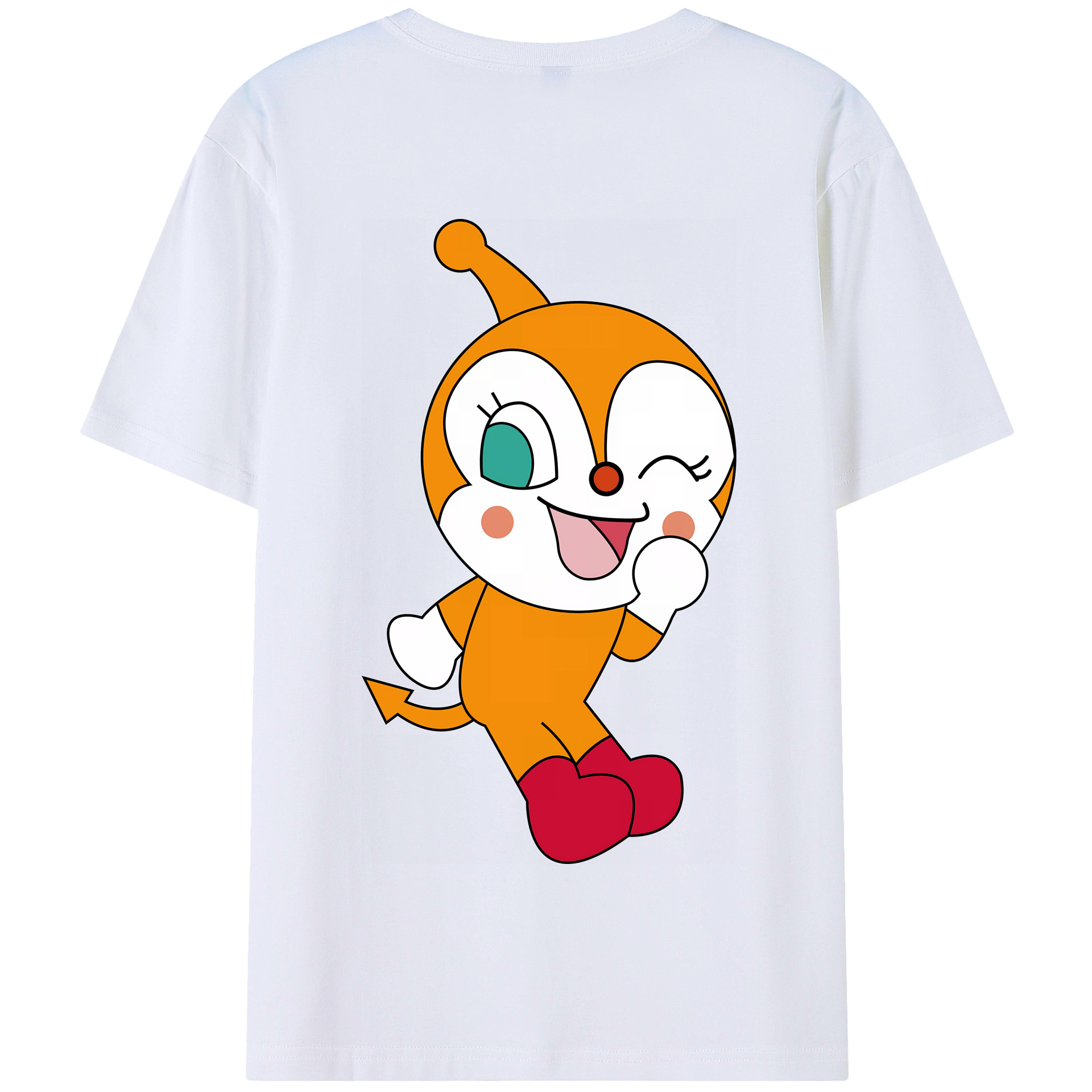 （画像用） アンパンマン Anpanman 綿100％半袖Tシャツ（背面プリント）