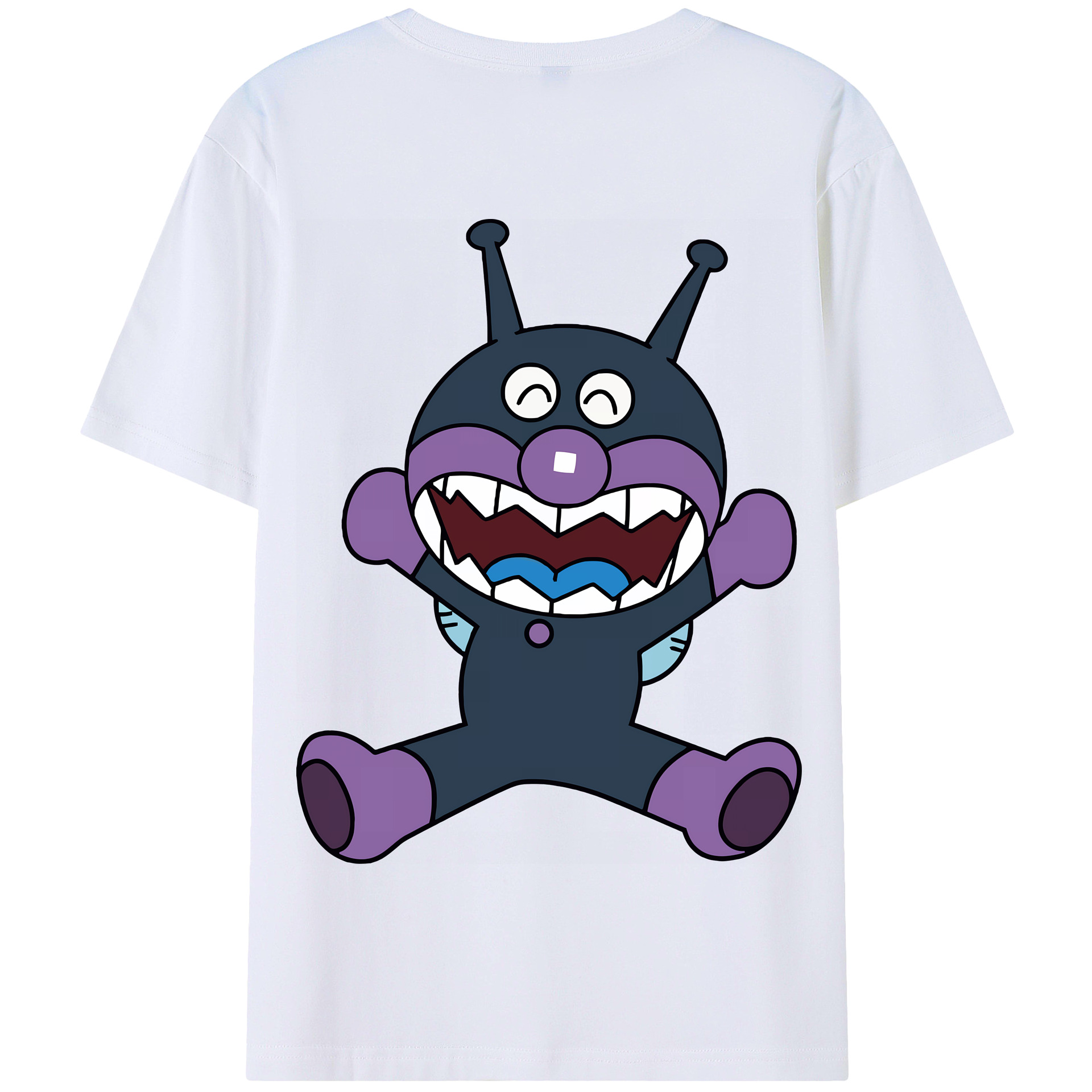 （画像用） アンパンマン Anpanman 綿100％半袖Tシャツ（背面プリント）