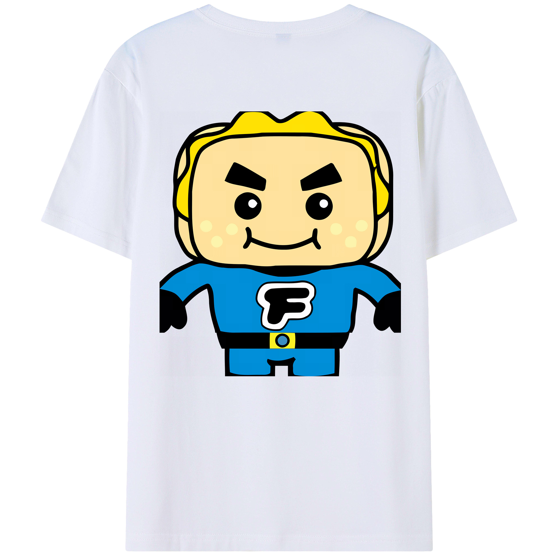 （画像用） アンパンマン Anpanman 綿100％半袖Tシャツ（背面プリント）