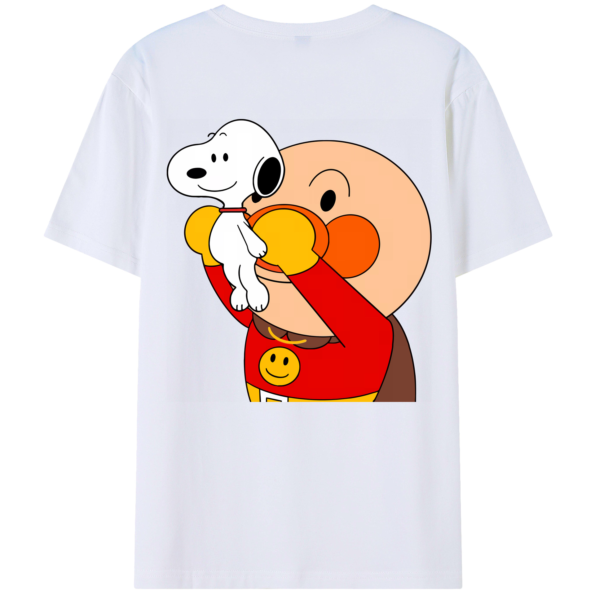 （画像用） アンパンマン Anpanman 綿100％半袖Tシャツ（背面プリント）