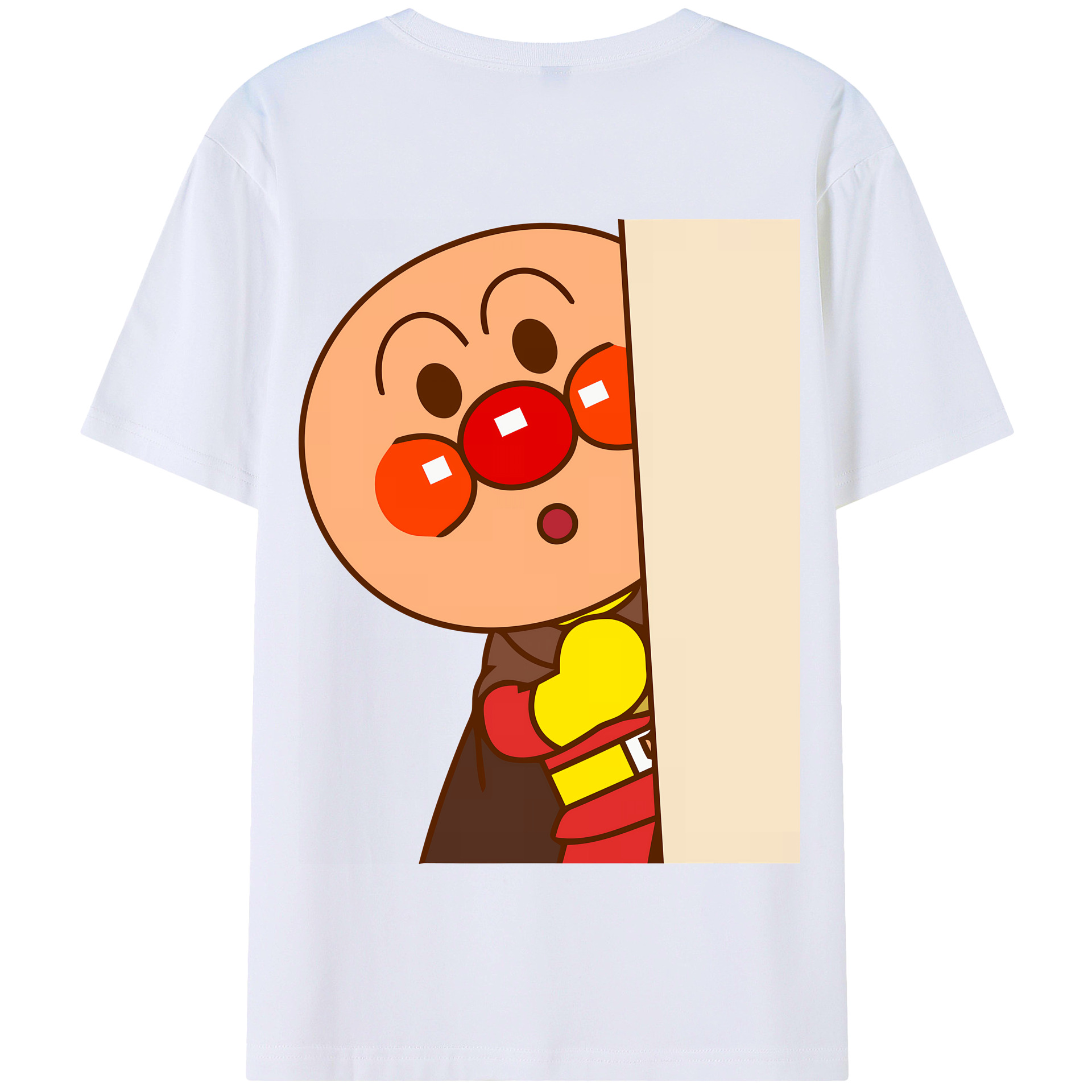 （画像用） アンパンマン Anpanman 綿100％半袖Tシャツ（背面プリント）