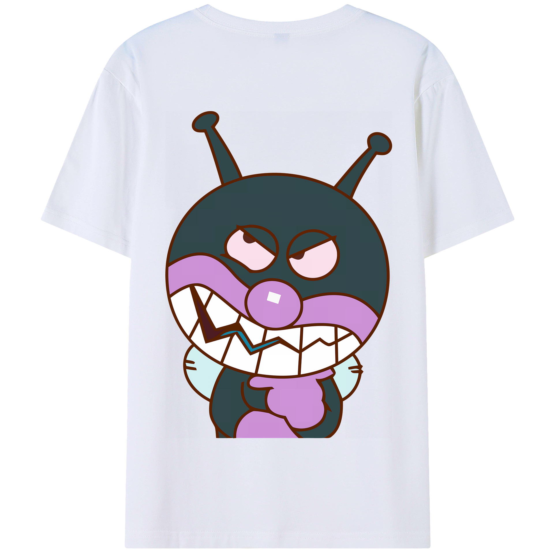 （画像用） アンパンマン Anpanman 綿100％半袖Tシャツ（背面プリント）