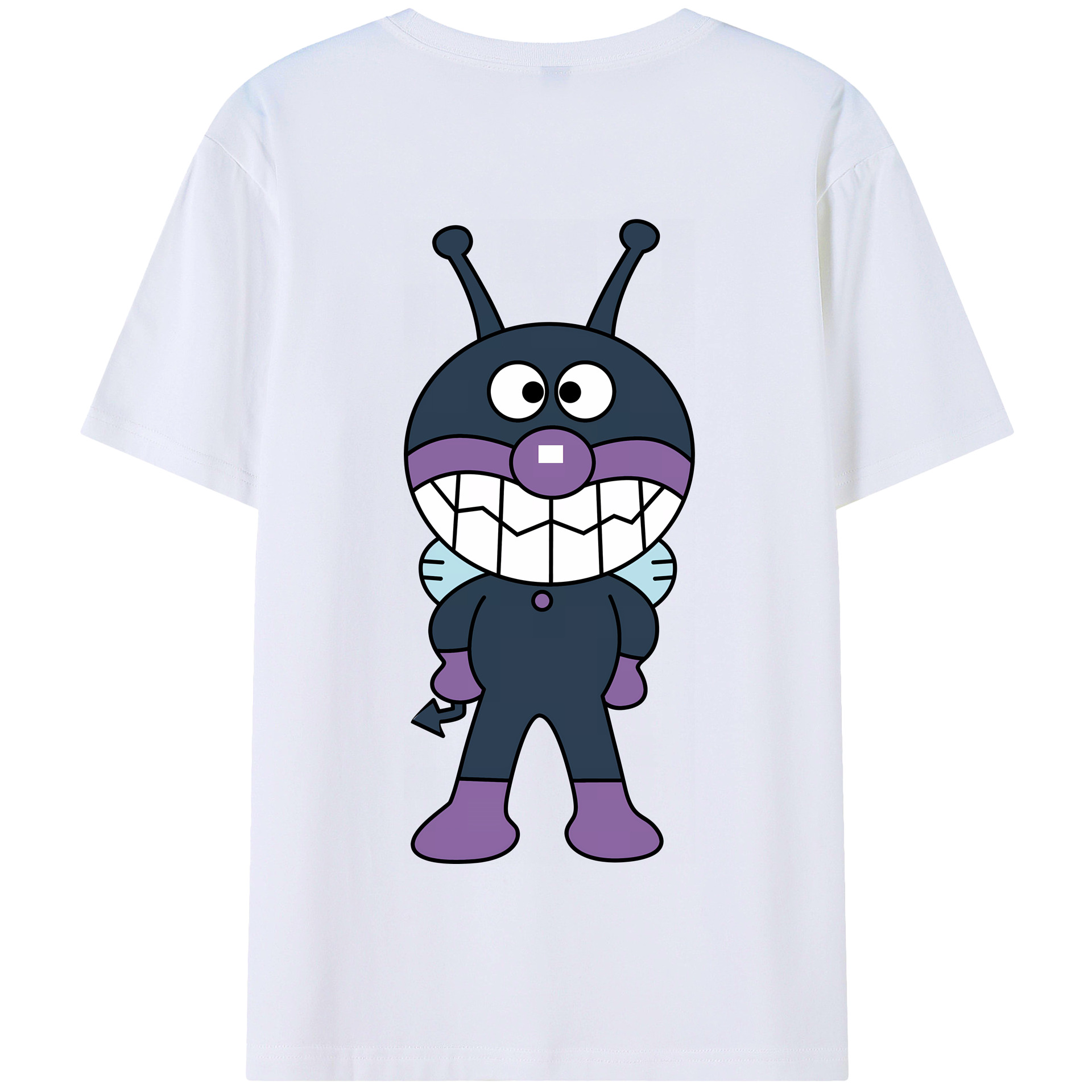 （画像用） アンパンマン Anpanman 綿100％半袖Tシャツ（背面プリント）