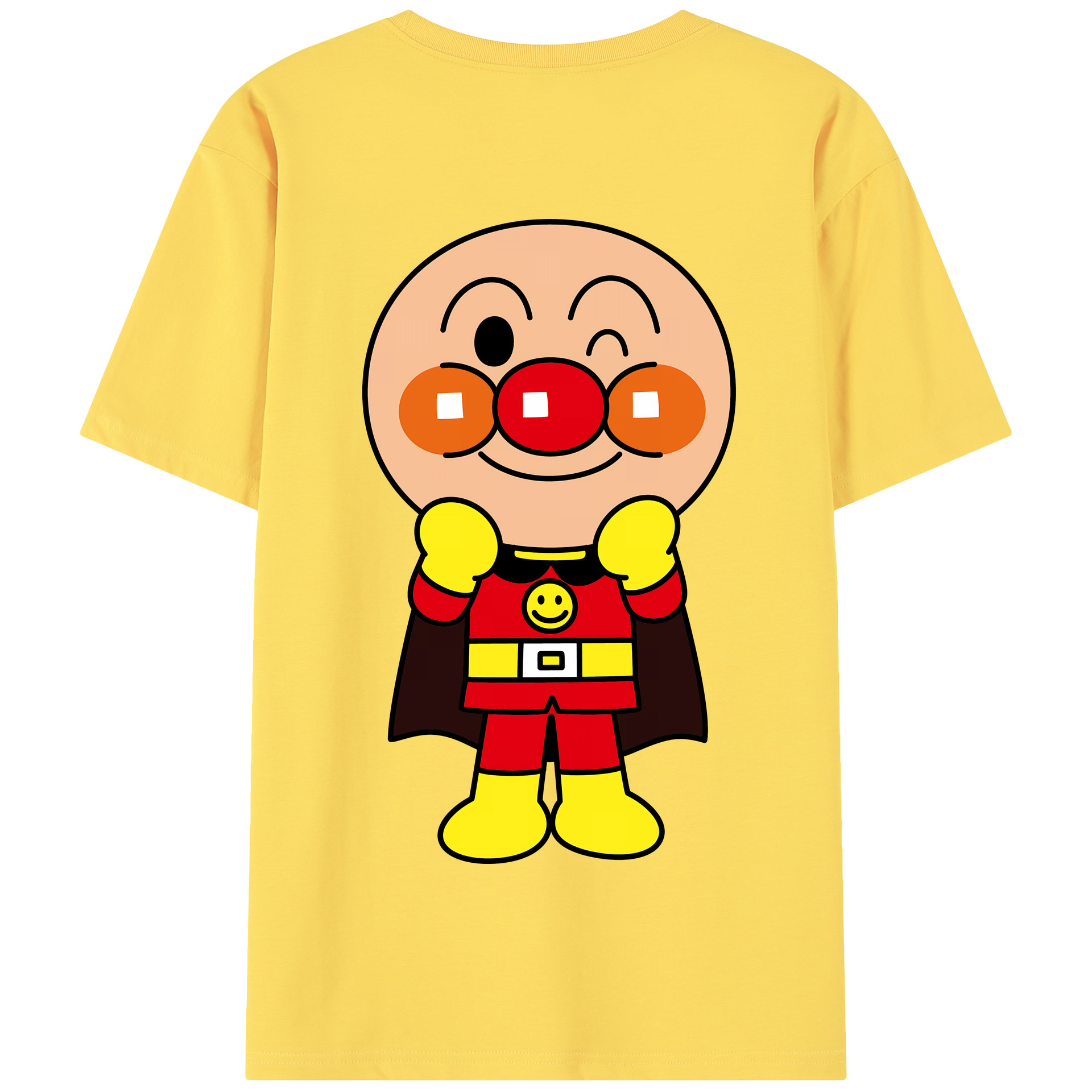 （画像用） アンパンマン Anpanman 綿100％半袖Tシャツ（背面プリント）