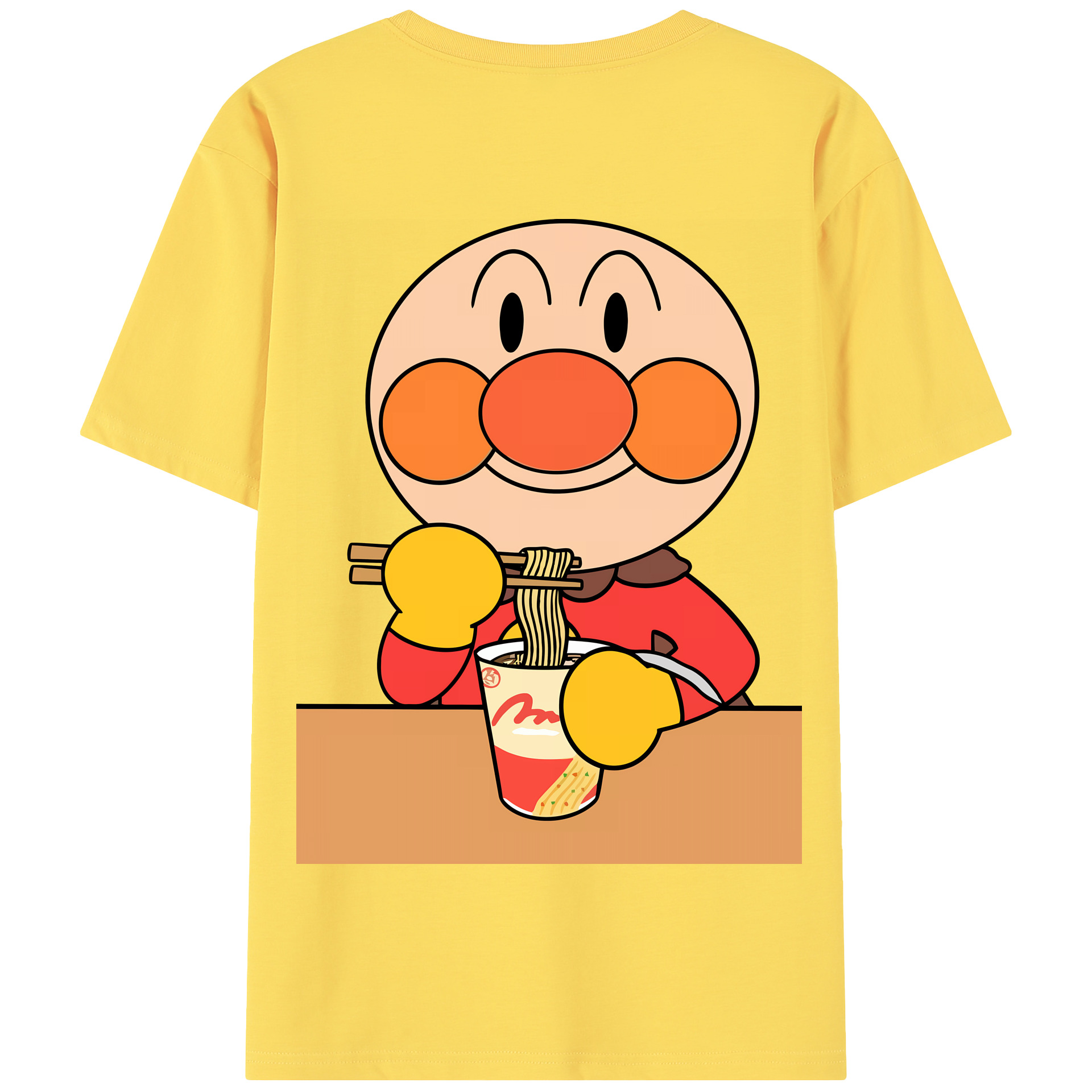 （画像用） アンパンマン Anpanman 綿100％半袖Tシャツ（背面プリント）