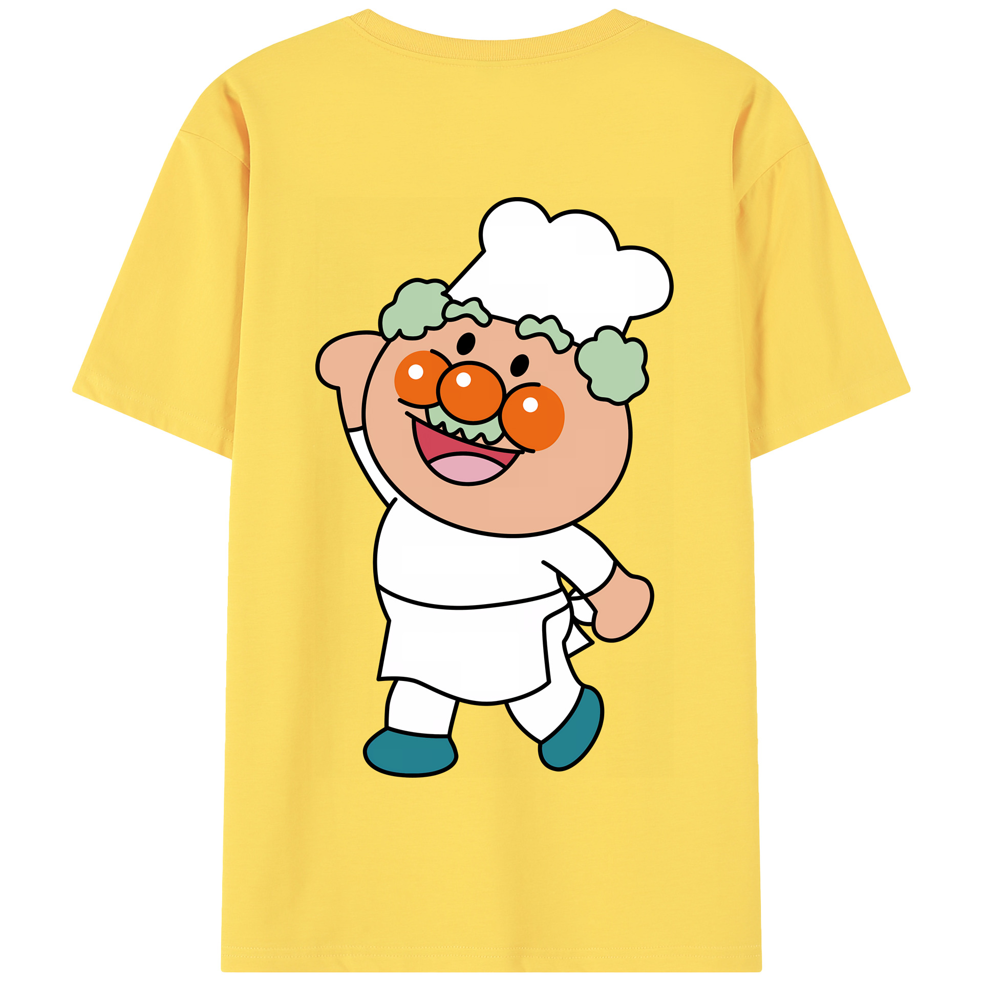 （画像用） アンパンマン Anpanman 綿100％半袖Tシャツ（背面プリント）