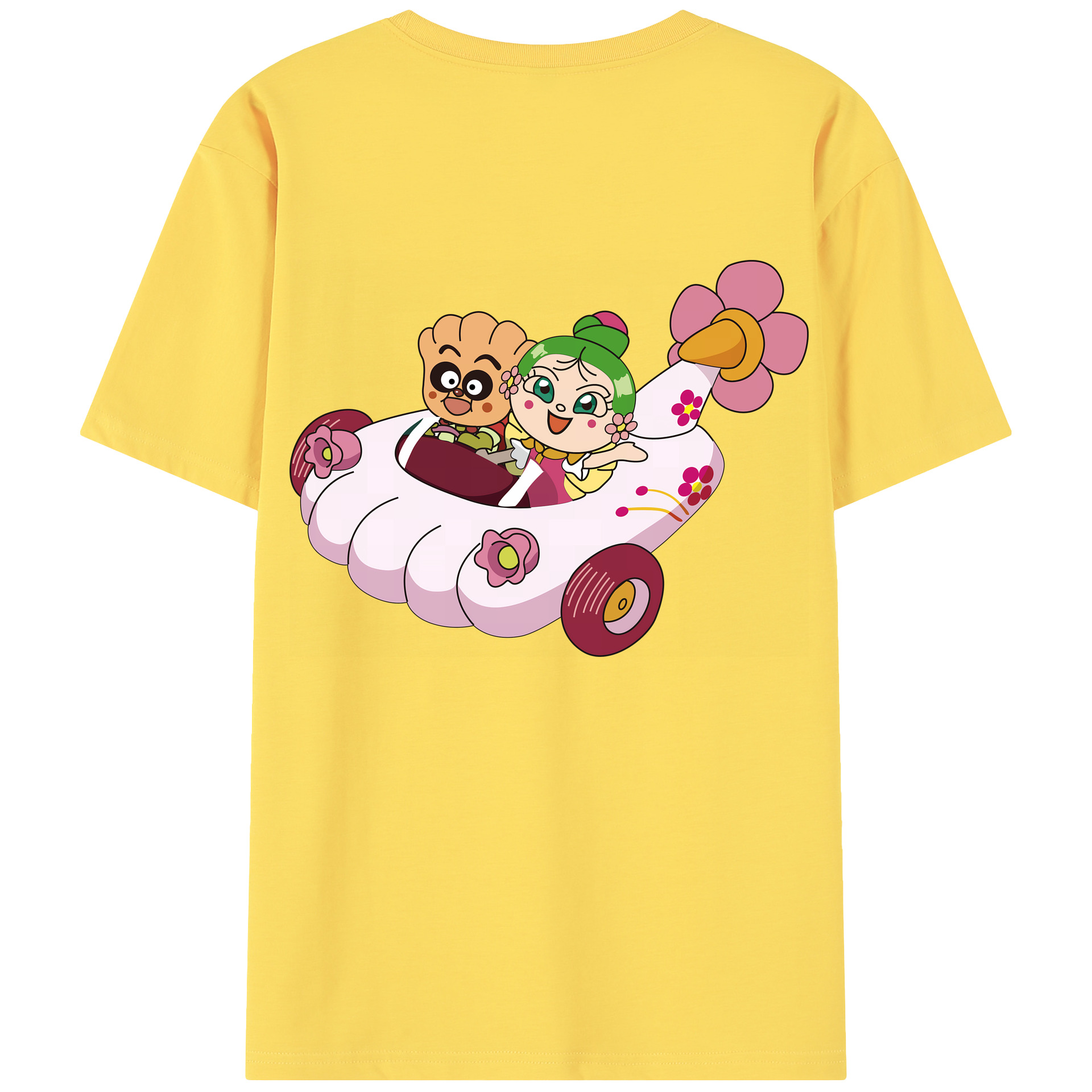 （画像用） アンパンマン Anpanman 綿100％半袖Tシャツ（背面プリント）