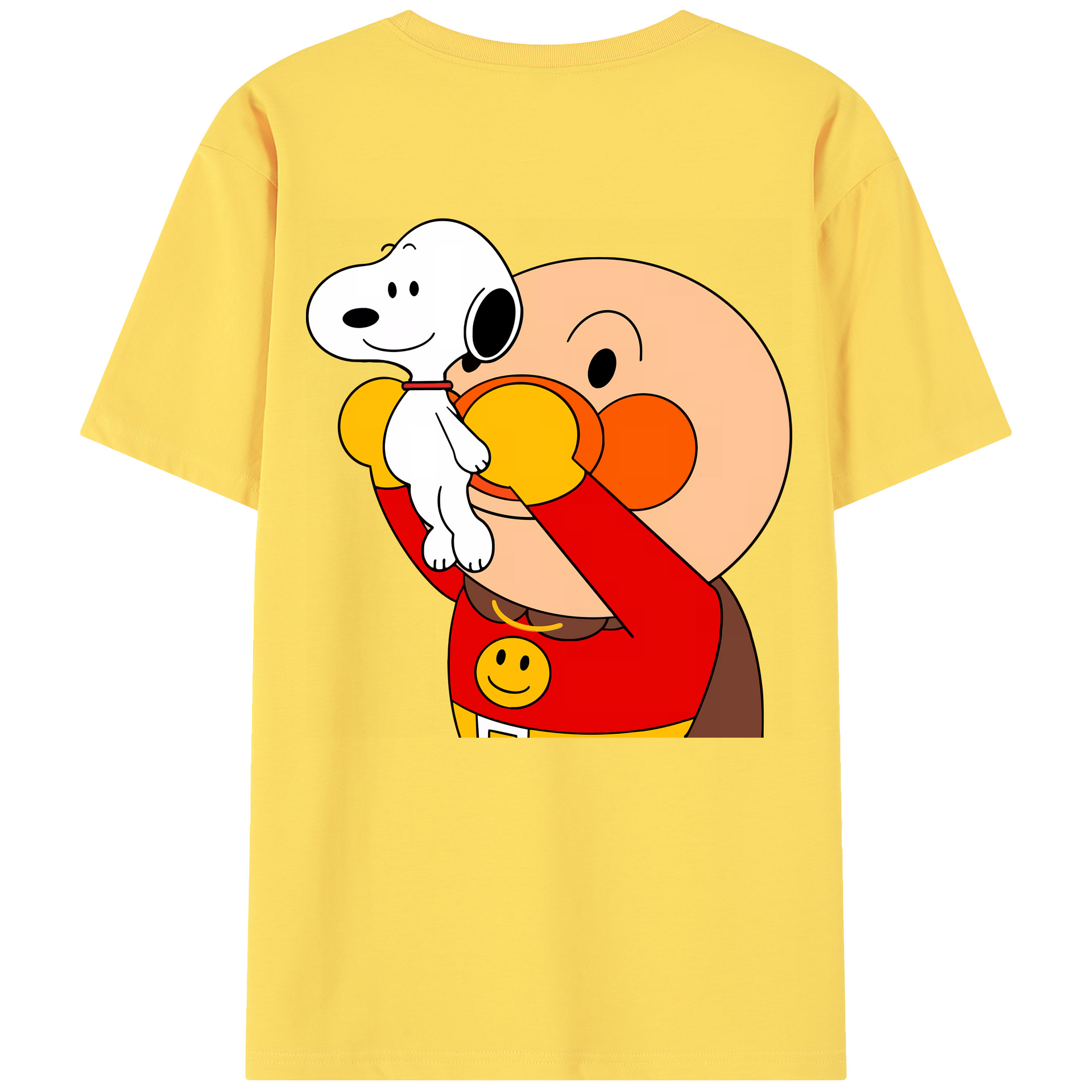 （画像用） アンパンマン Anpanman 綿100％半袖Tシャツ（背面プリント）