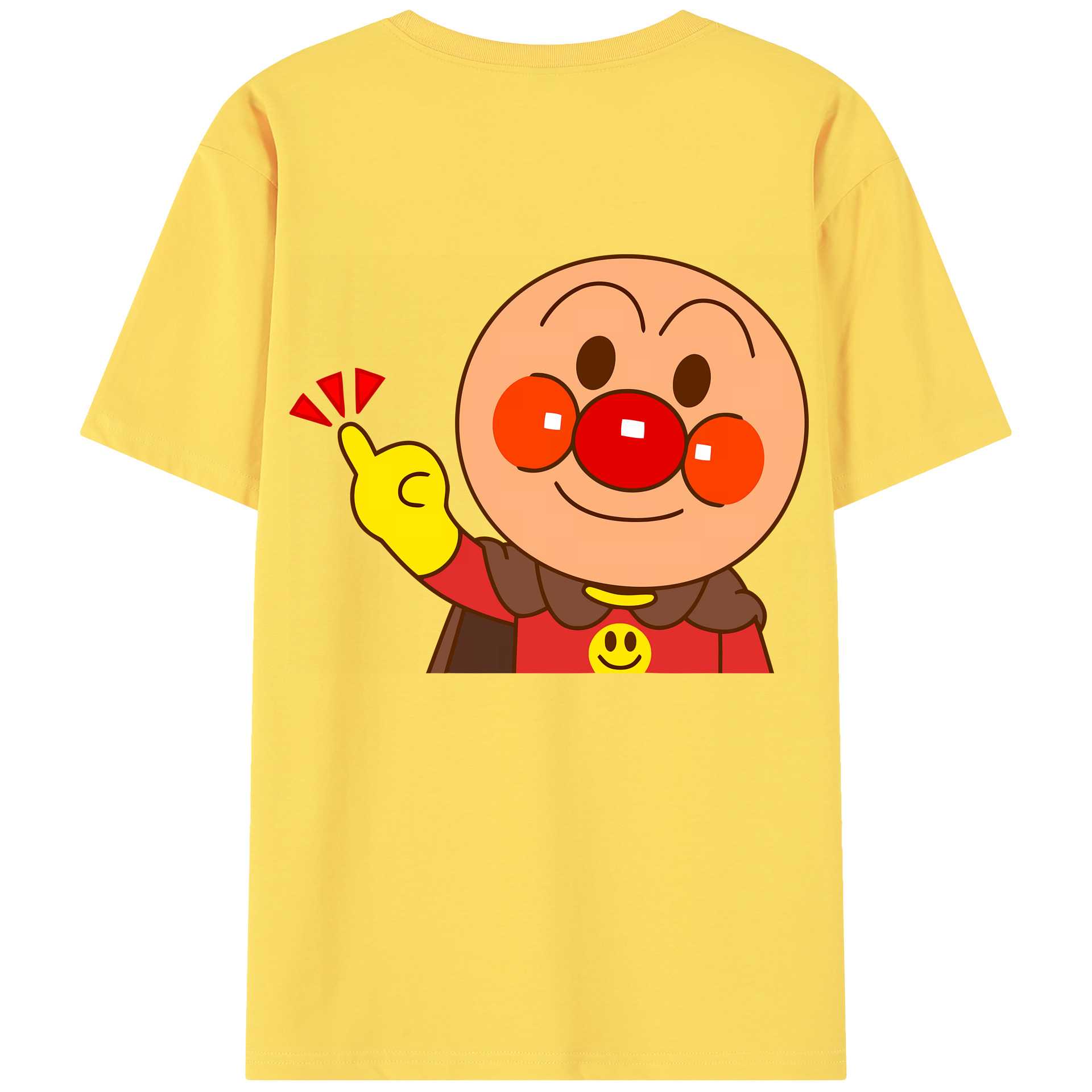 （画像用） アンパンマン Anpanman 綿100％半袖Tシャツ（背面プリント）