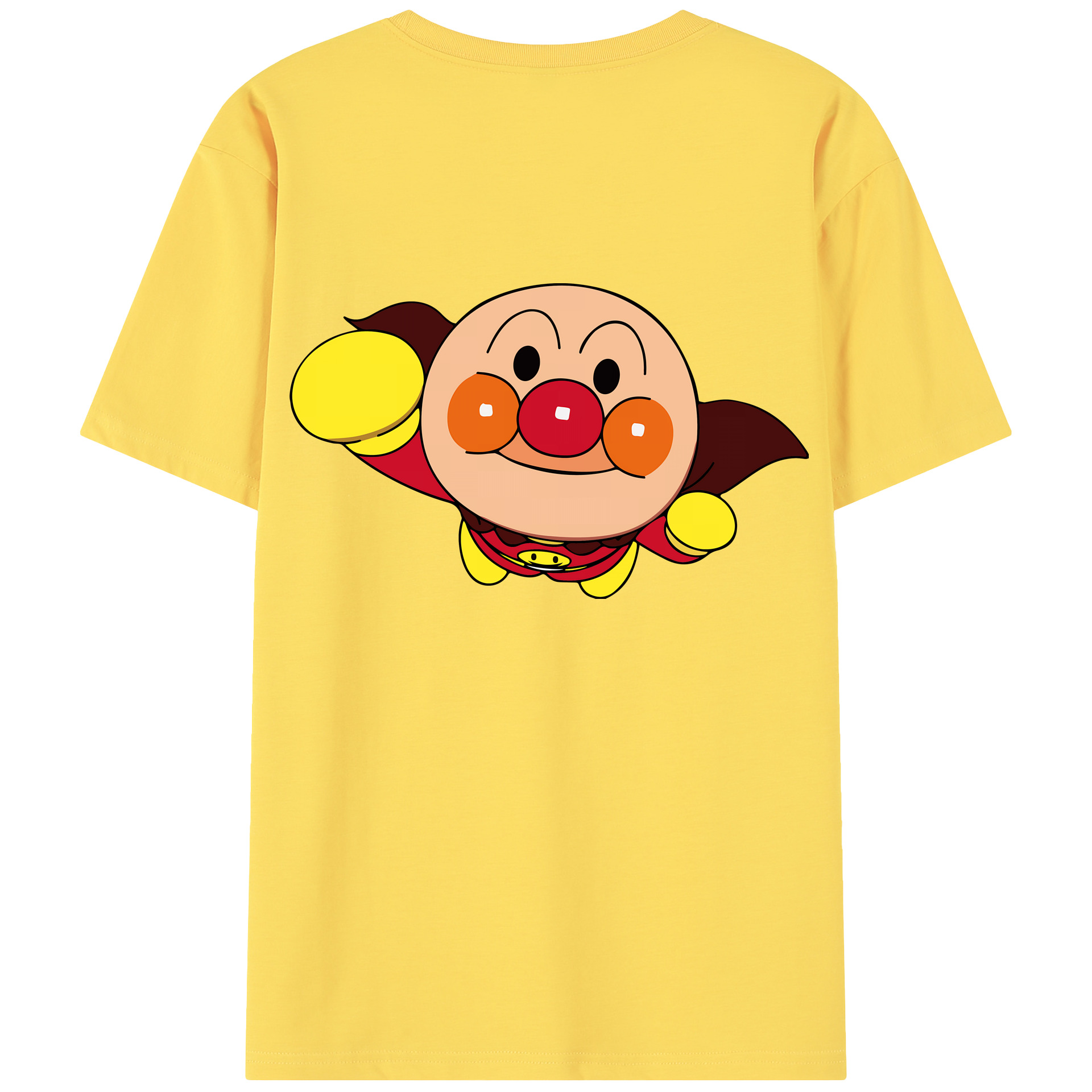 （画像用） アンパンマン Anpanman 綿100％半袖Tシャツ（背面プリント）