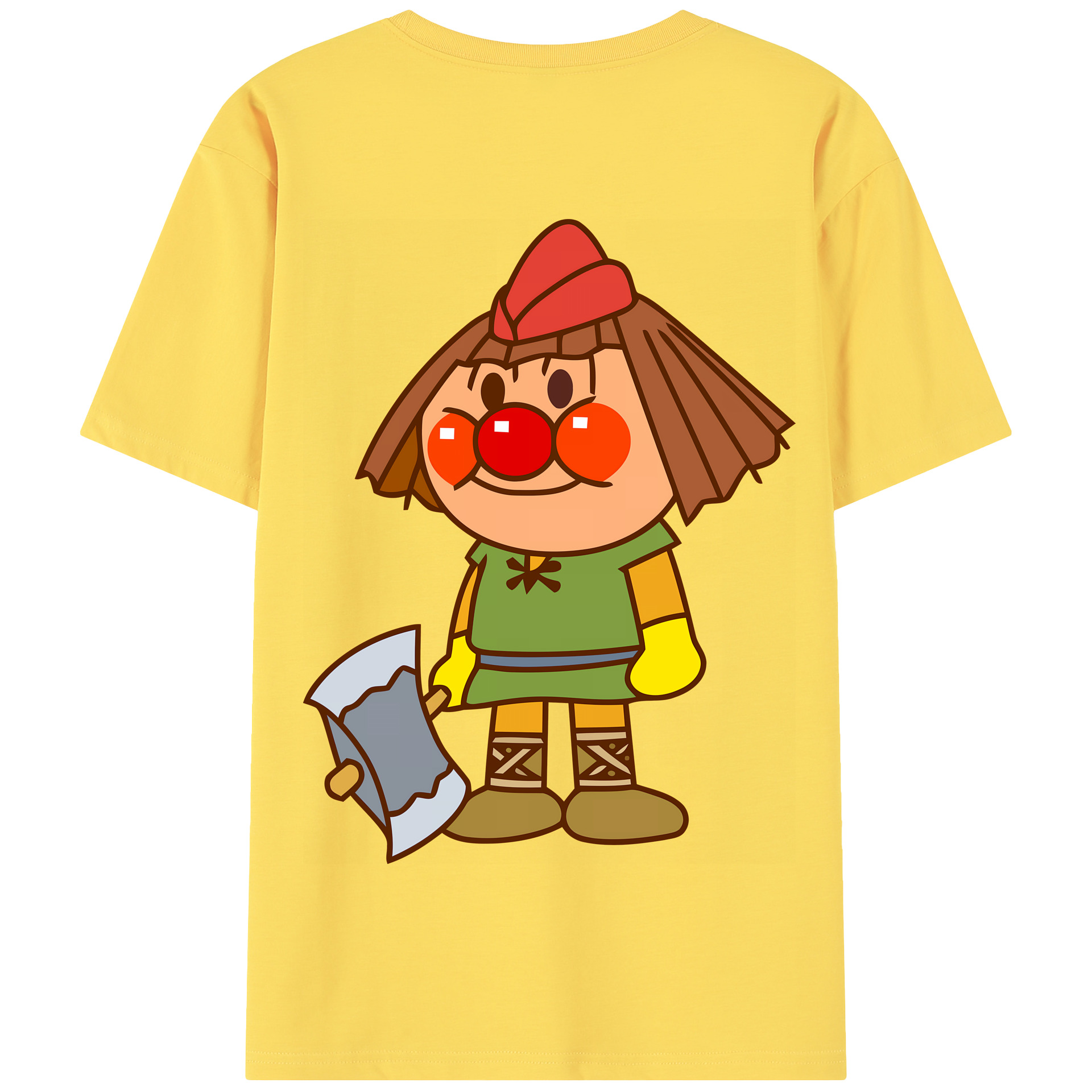 （画像用） アンパンマン Anpanman 綿100％半袖Tシャツ（背面プリント）