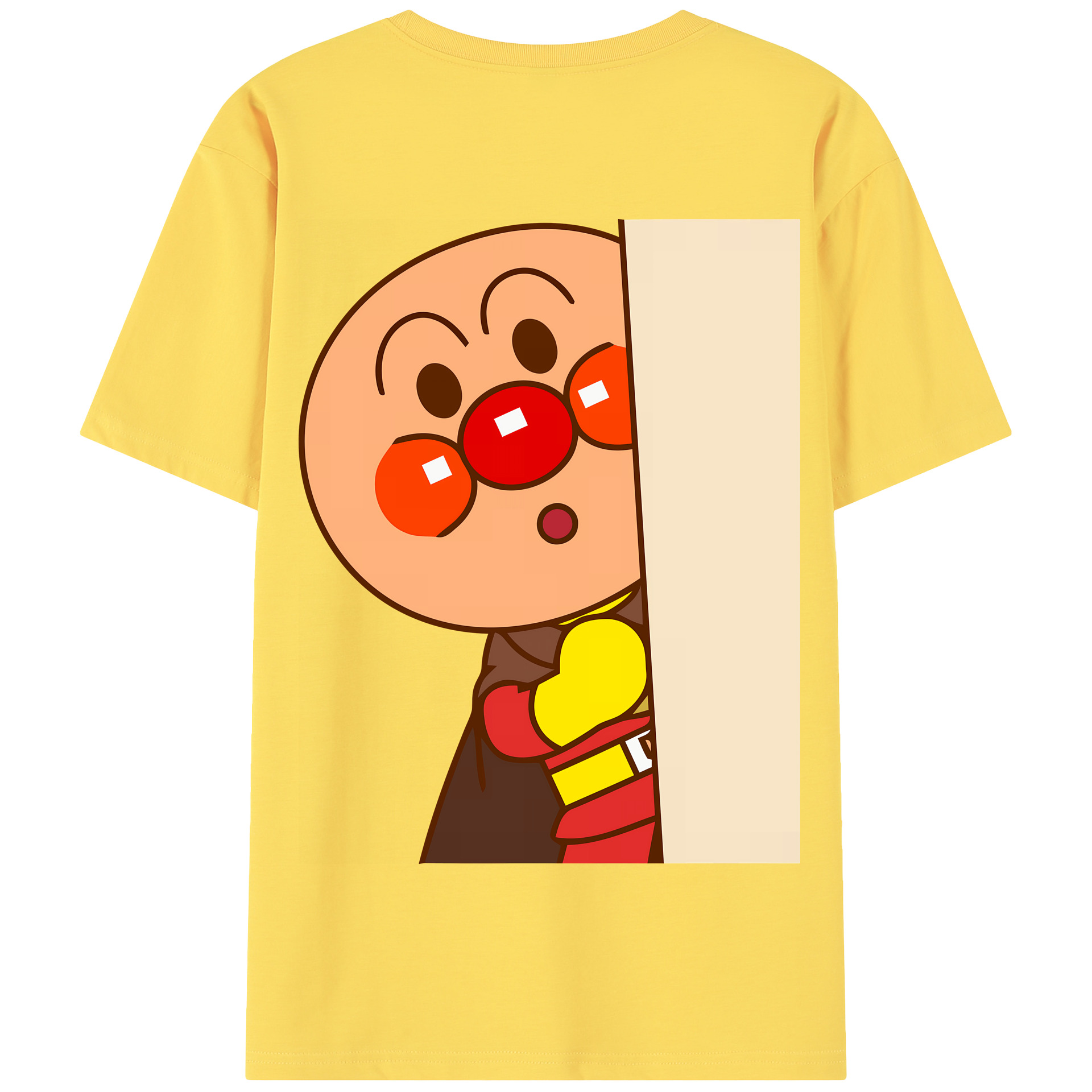 （画像用） アンパンマン Anpanman 綿100％半袖Tシャツ（背面プリント）