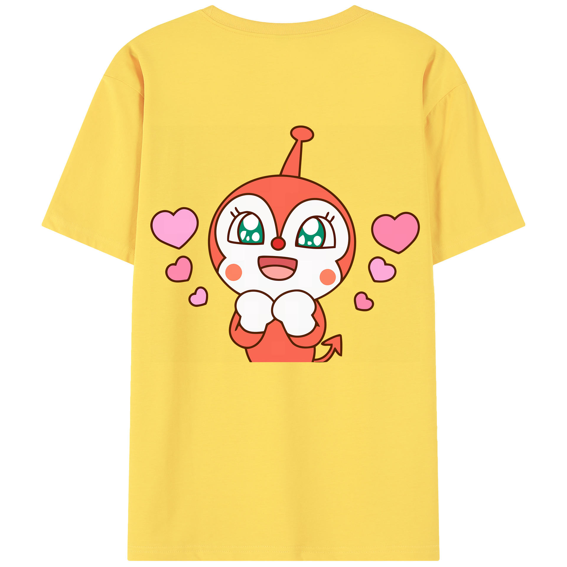（画像用） アンパンマン Anpanman 綿100％半袖Tシャツ（背面プリント）