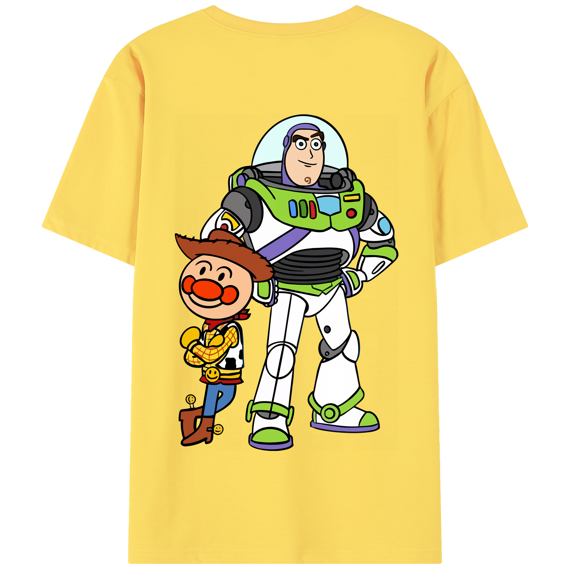 （画像用） アンパンマン Anpanman 綿100％半袖Tシャツ（背面プリント）