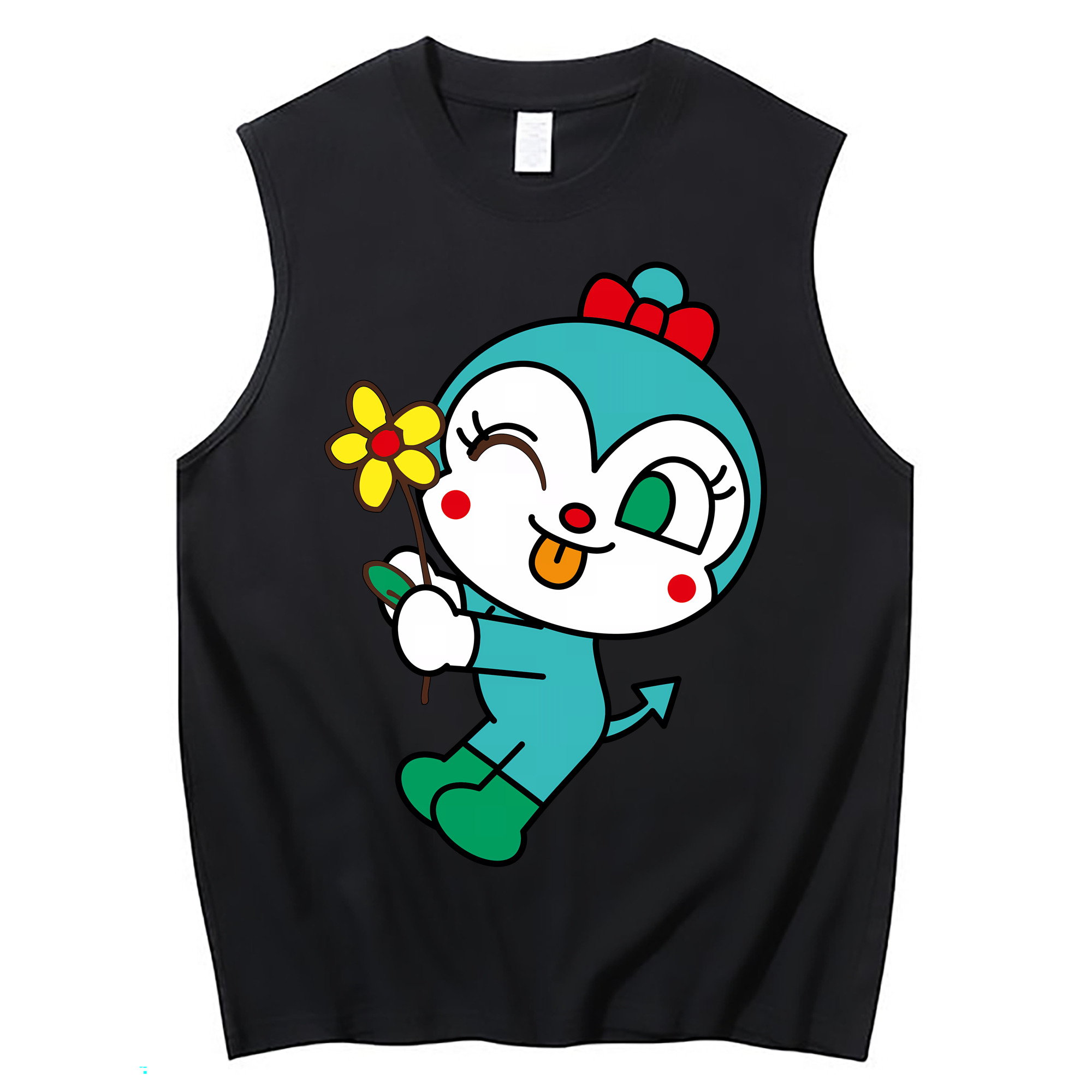 （画像用） アンパンマン Anpanman コットン100％タンクトップ（フロントプリント）