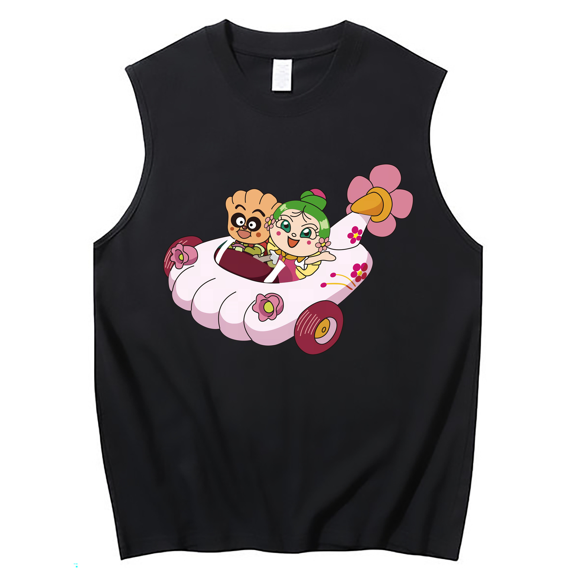 （画像用） アンパンマン Anpanman コットン100％タンクトップ（フロントプリント）