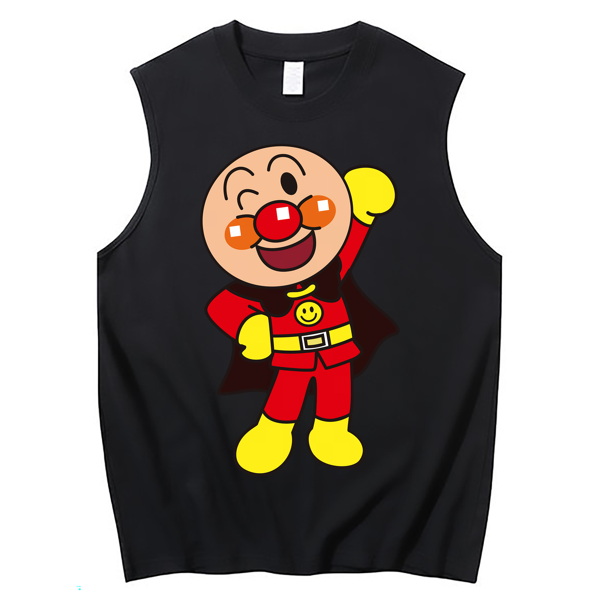 （画像用） アンパンマン Anpanman コットン100％タンクトップ（フロントプリント）