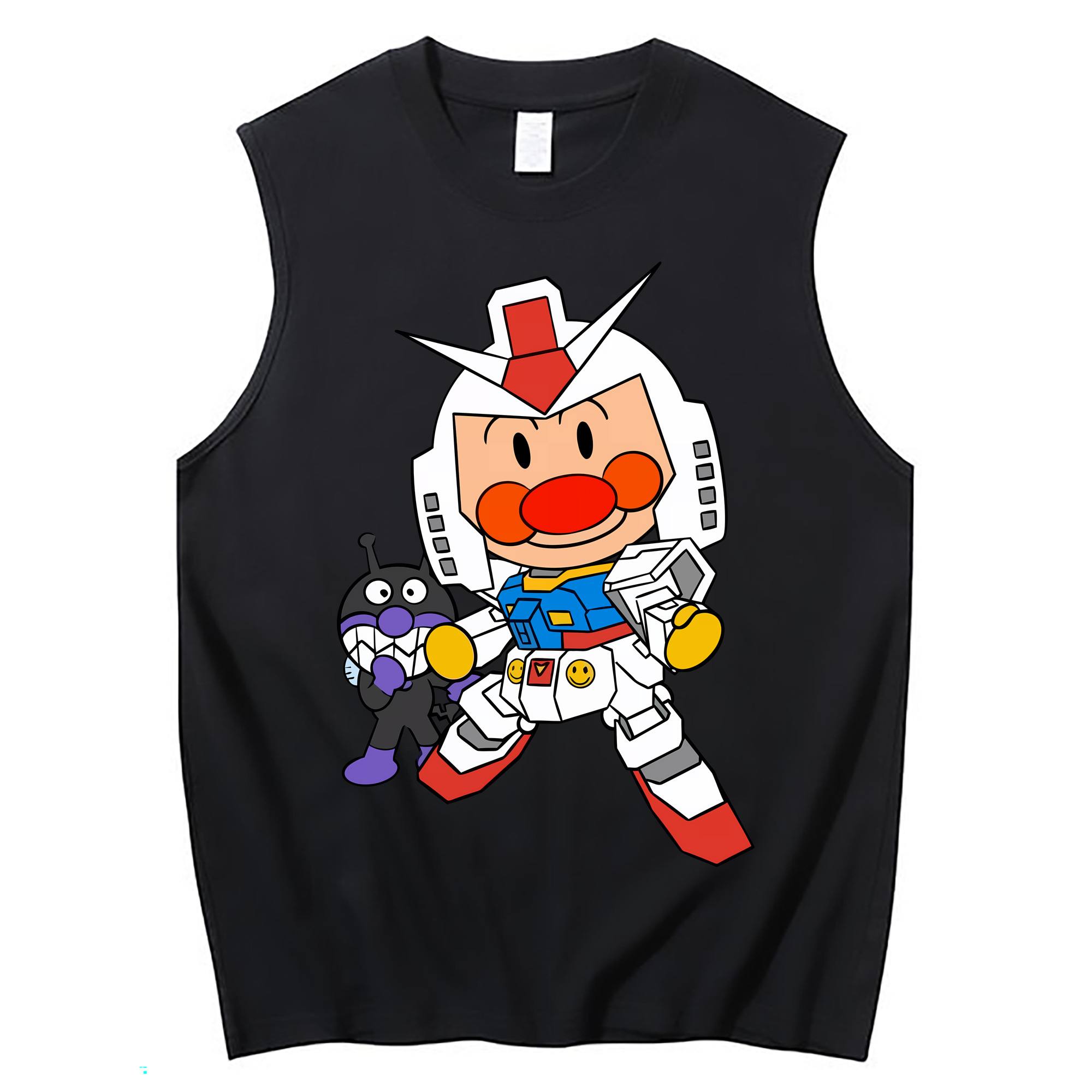 （画像用） アンパンマン Anpanman コットン100％タンクトップ（フロントプリント）