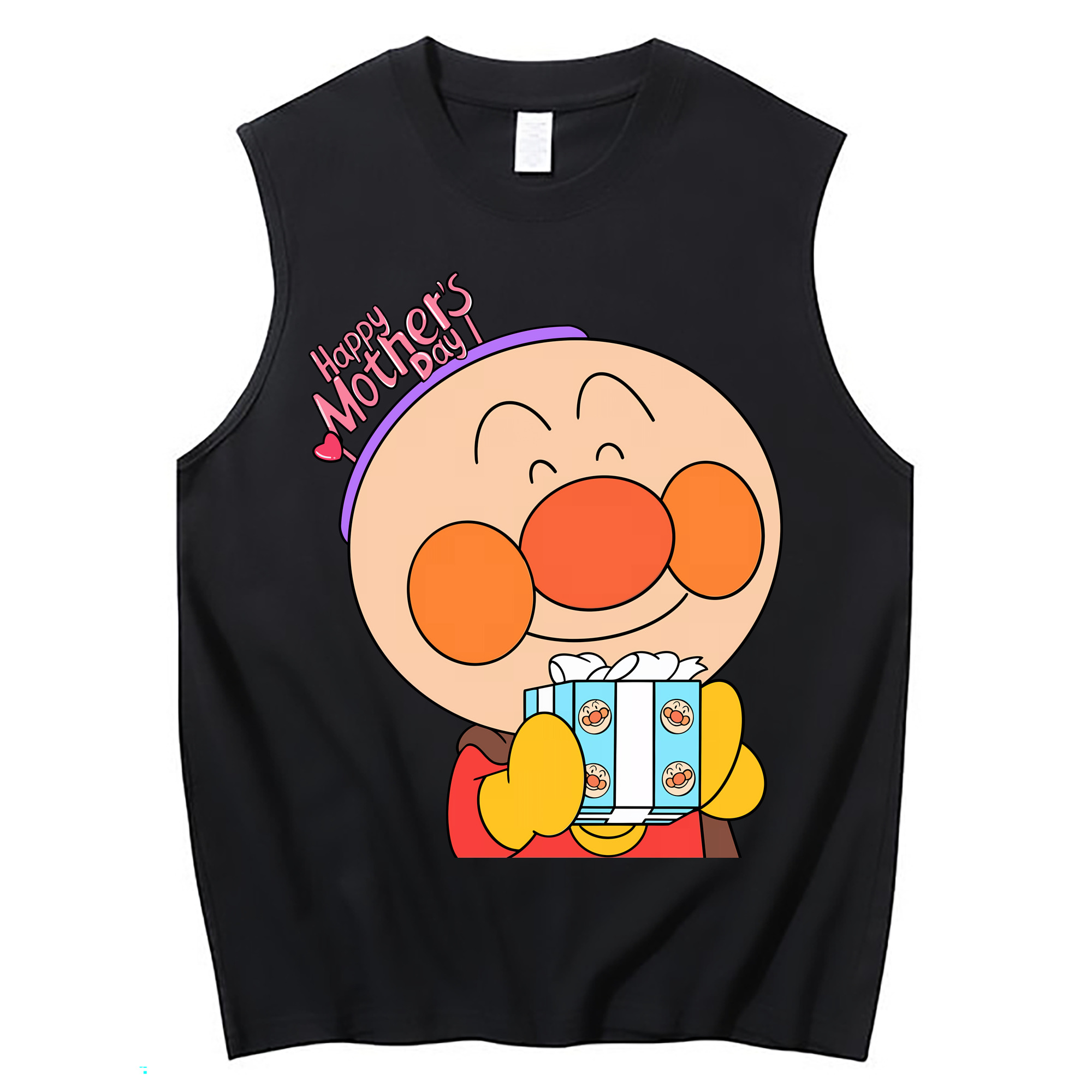 （画像用） アンパンマン Anpanman コットン100％タンクトップ（フロントプリント）