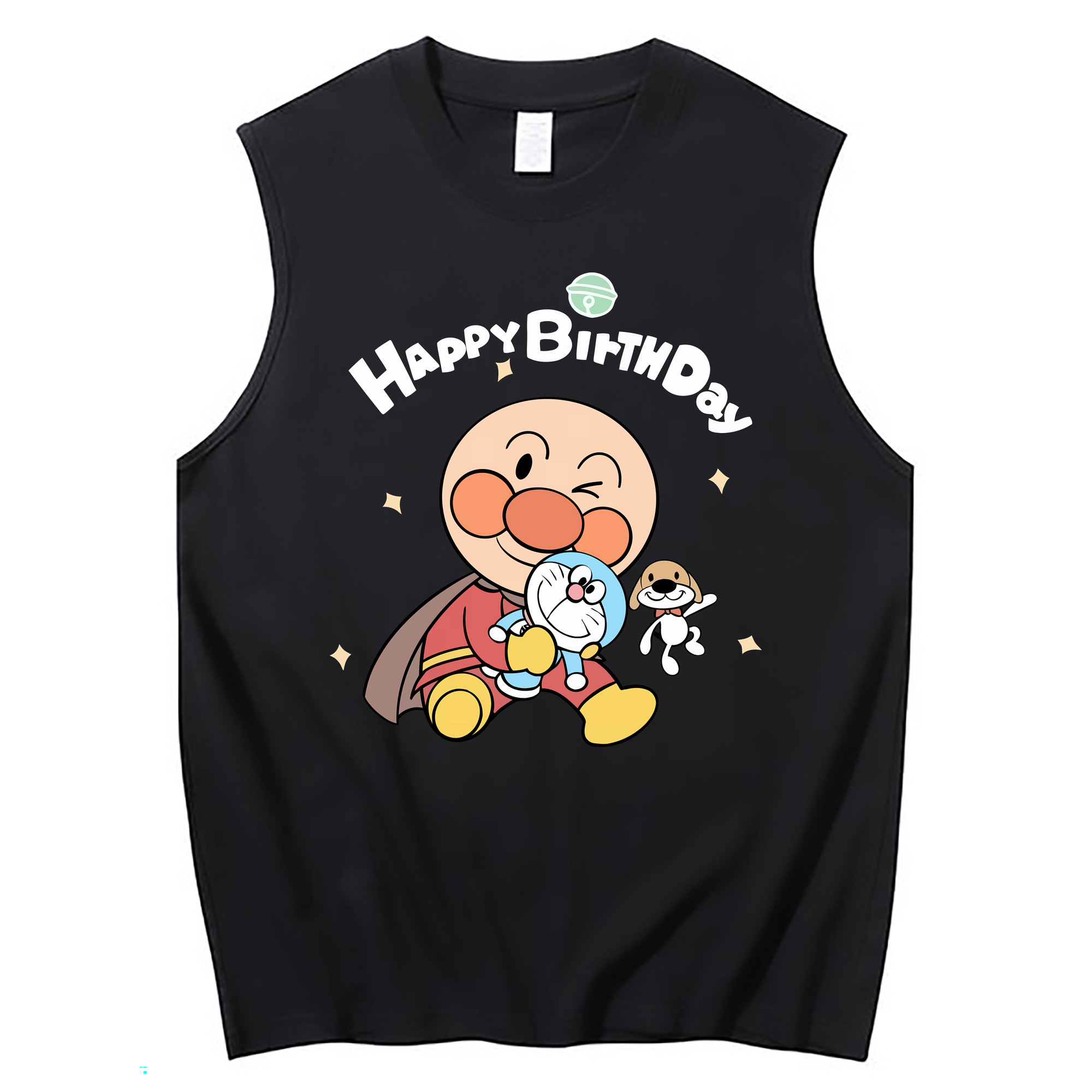 （画像用） アンパンマン Anpanman コットン100％タンクトップ（フロントプリント）