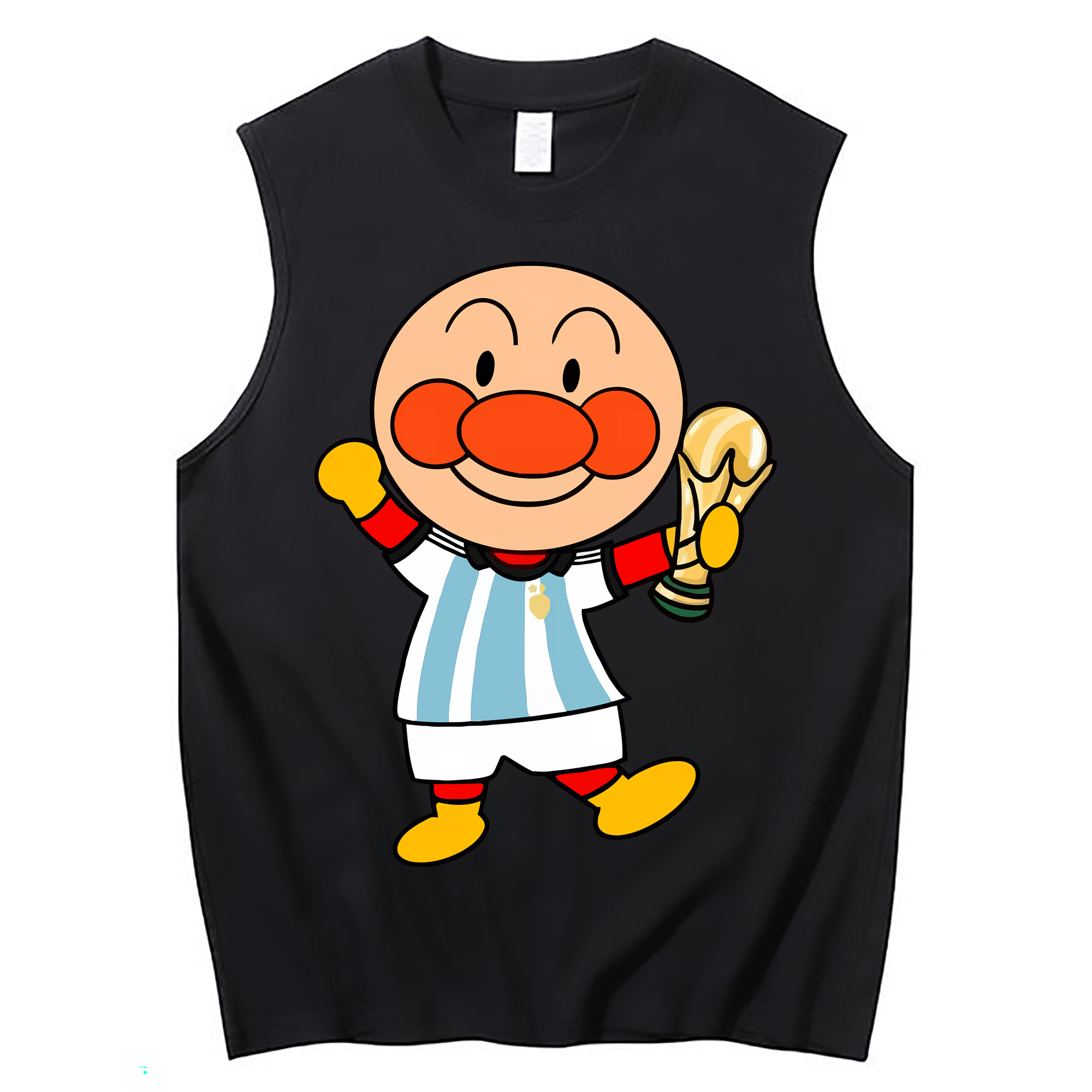 （画像用） アンパンマン Anpanman コットン100％タンクトップ（フロントプリント）